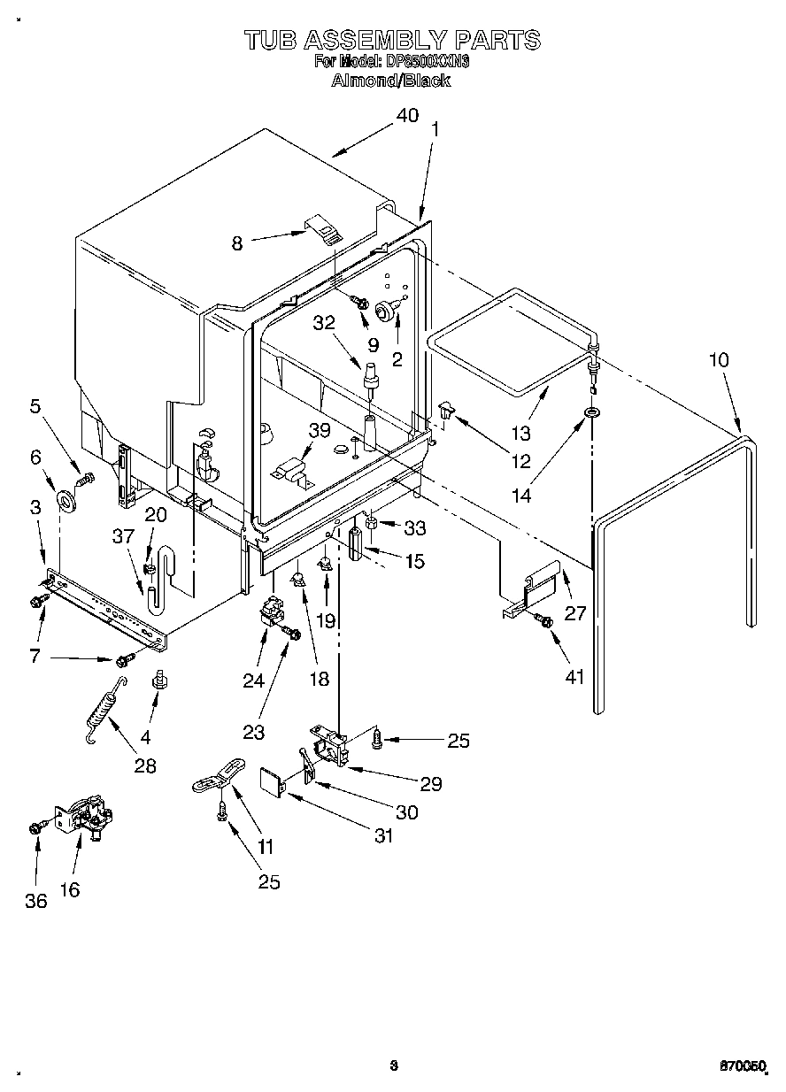 03 - TUB ASSEMBLY