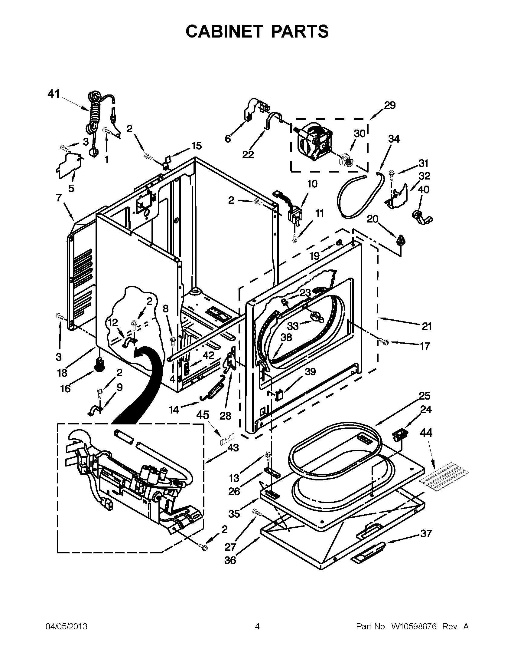 02 - CABINET PARTS