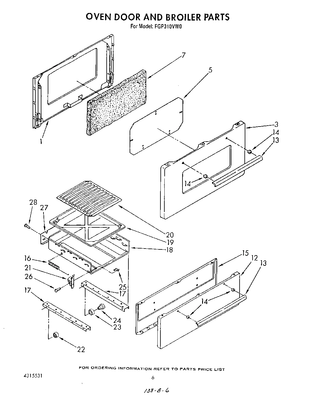 05 - OVEN DOOR AND BROILER