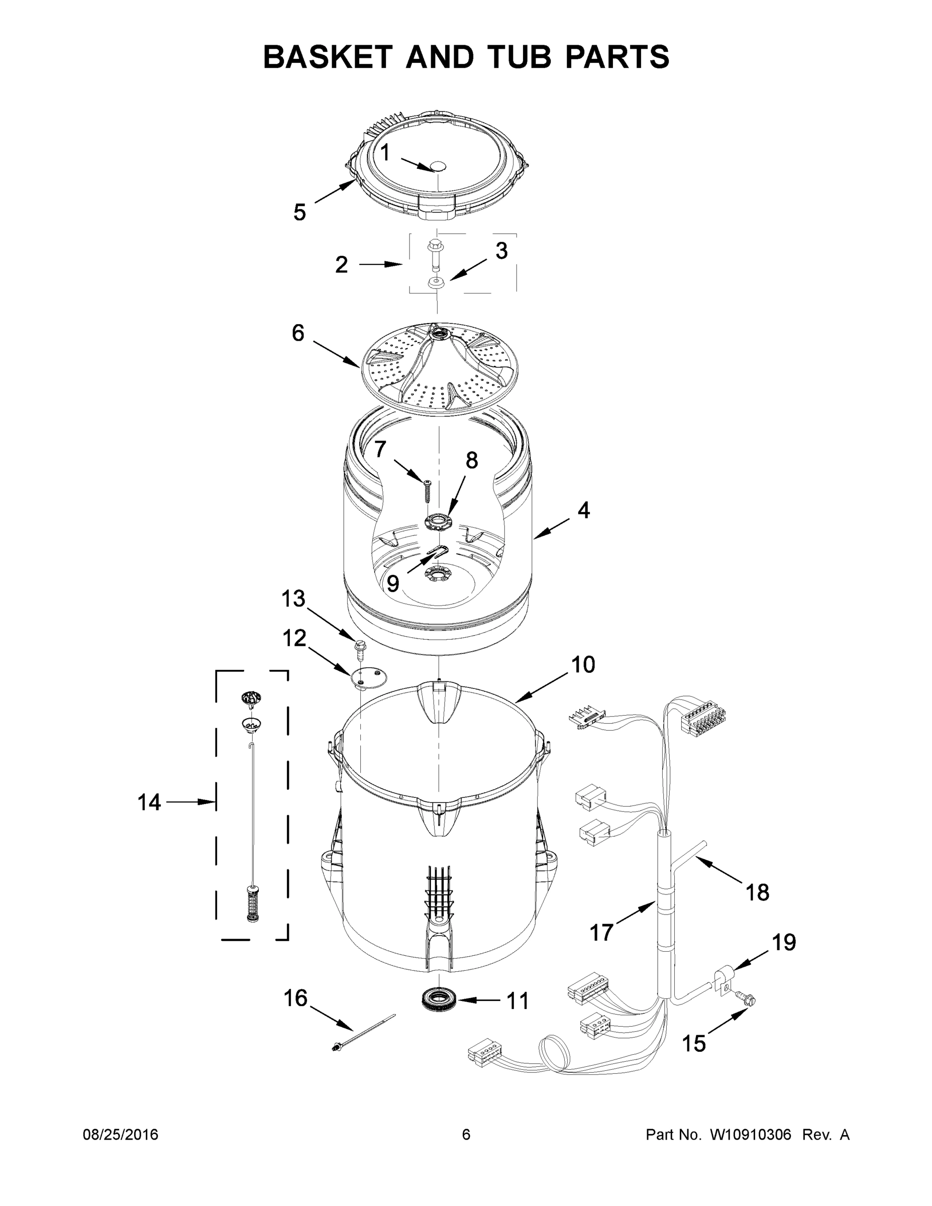 04 - BASKET AND TUB PARTS
