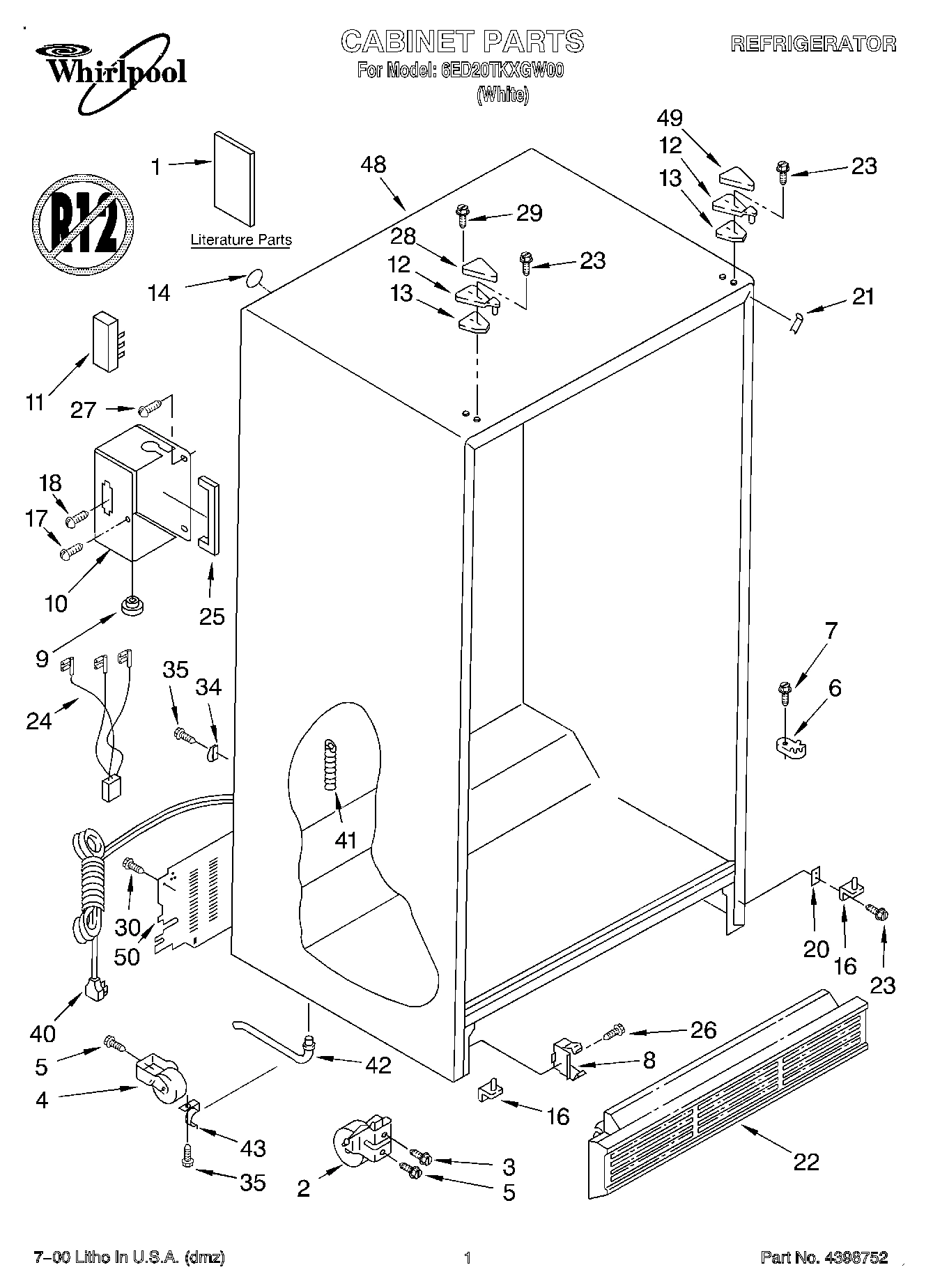 01 - CABINET, LITERATURE