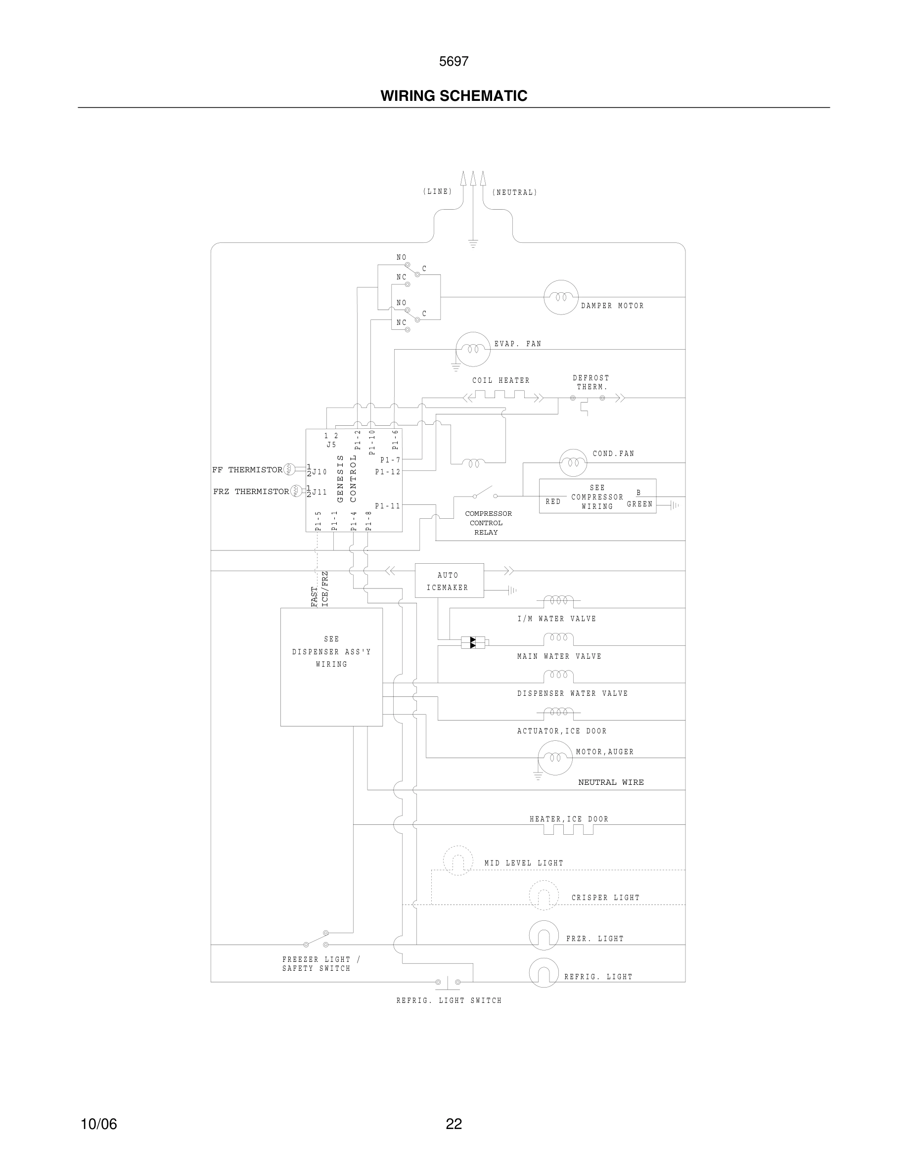 22 - WIRING SCHEMATIC