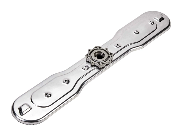 thumbnail interactive-video image 1 of Whirlpool Dishwasher Lower Spray Arm – WPW10491331 / W10084401 – Fits KitchenAid, Jenn-Air – Used, Tested 1 of 6