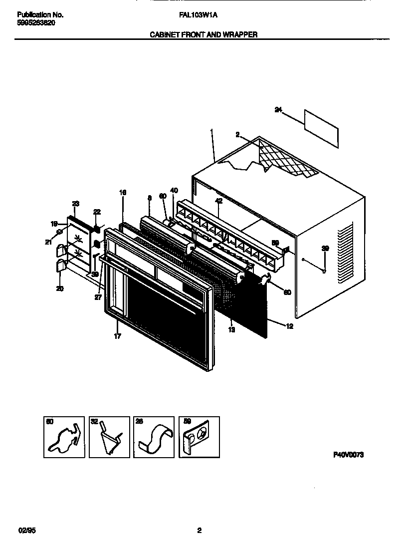 02 - CABINET FRONT AND WRAPPER