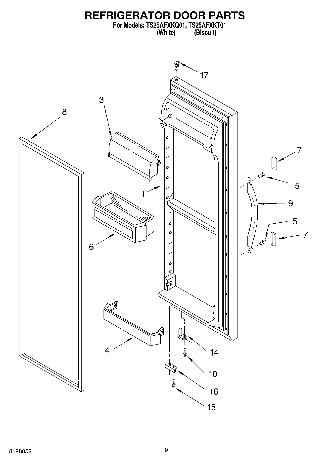 06 - REFRIGERATOR DOOR PARTS