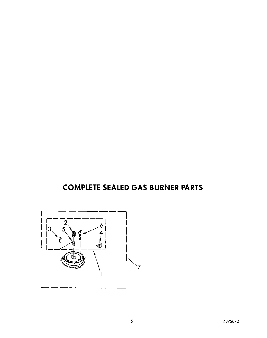 03 - COMPLETE SEALED GAS BURNER