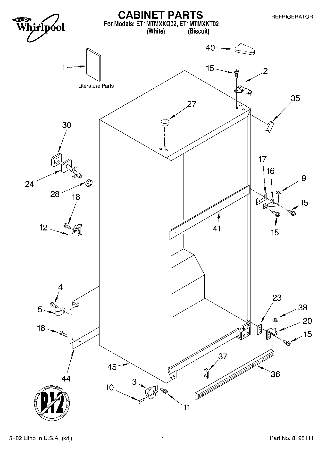 01 - CABINET, LITERATURE