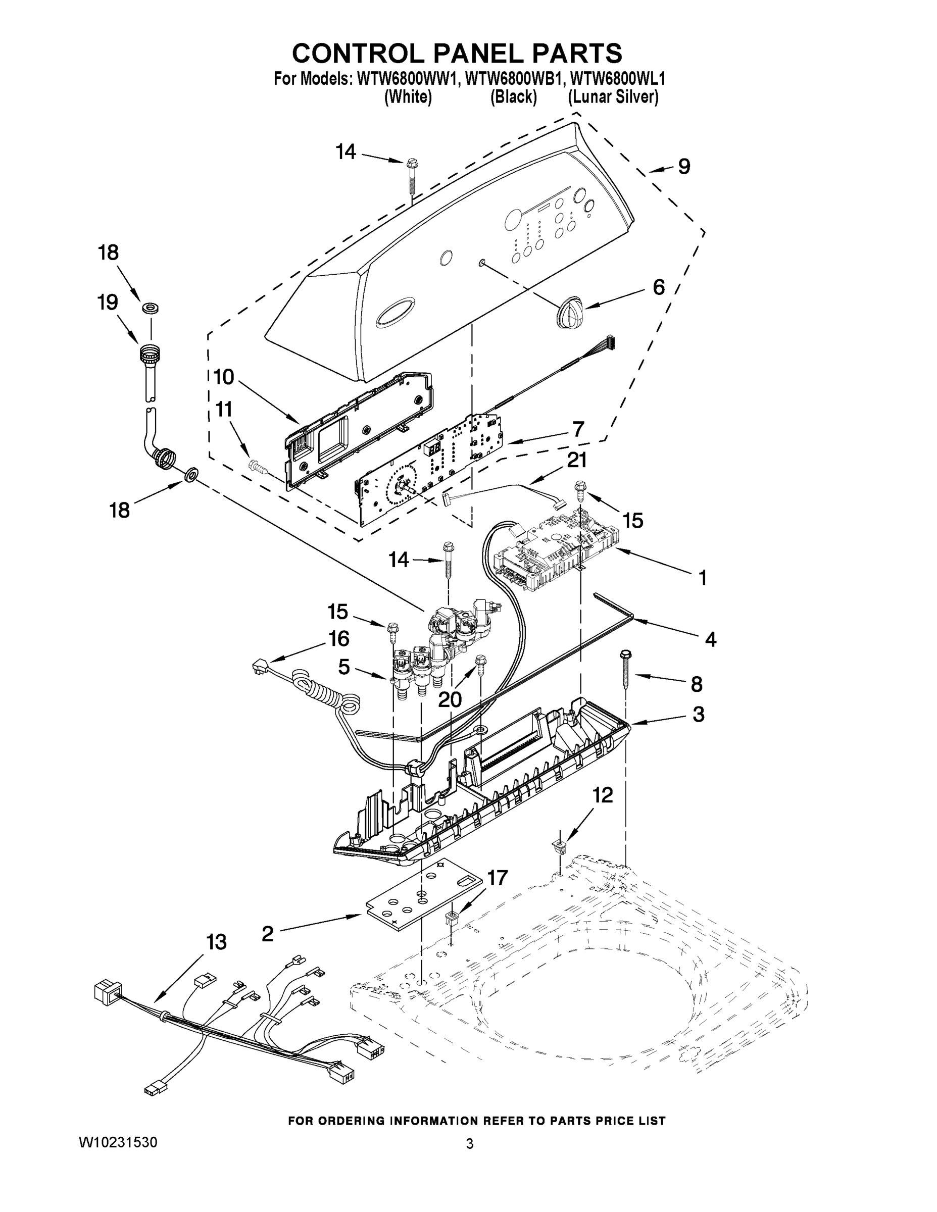 02 - CONTROL PANEL PARTS