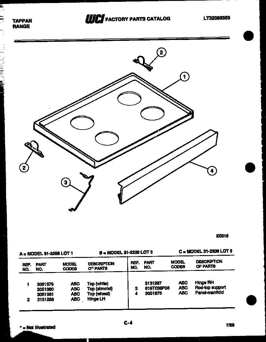 03 - COOKTOP PARTS