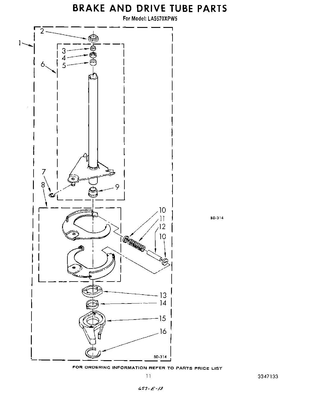 09 - BRAKE AND DRIVE TUBE