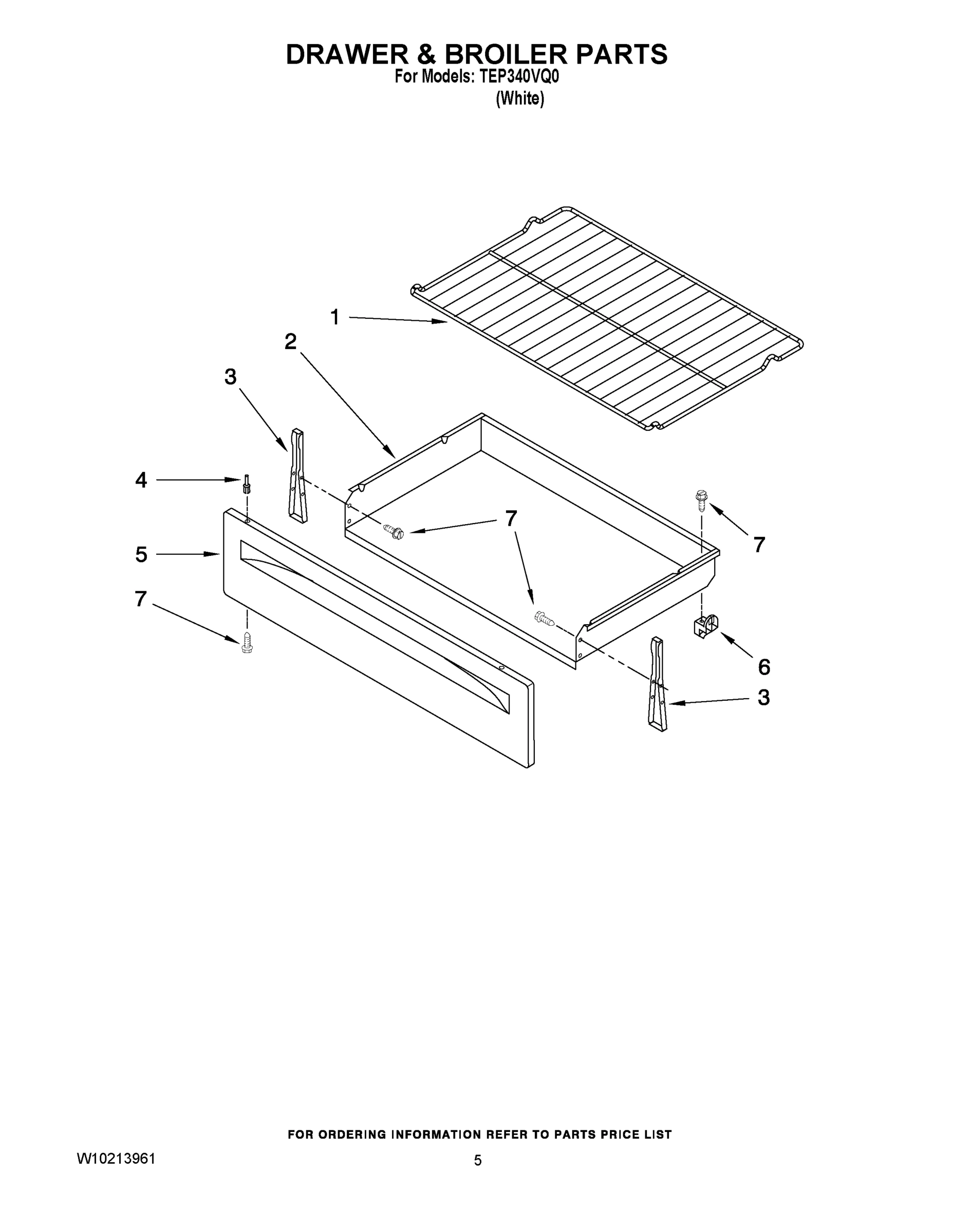 04 - DRAWER & BROILER PARTS