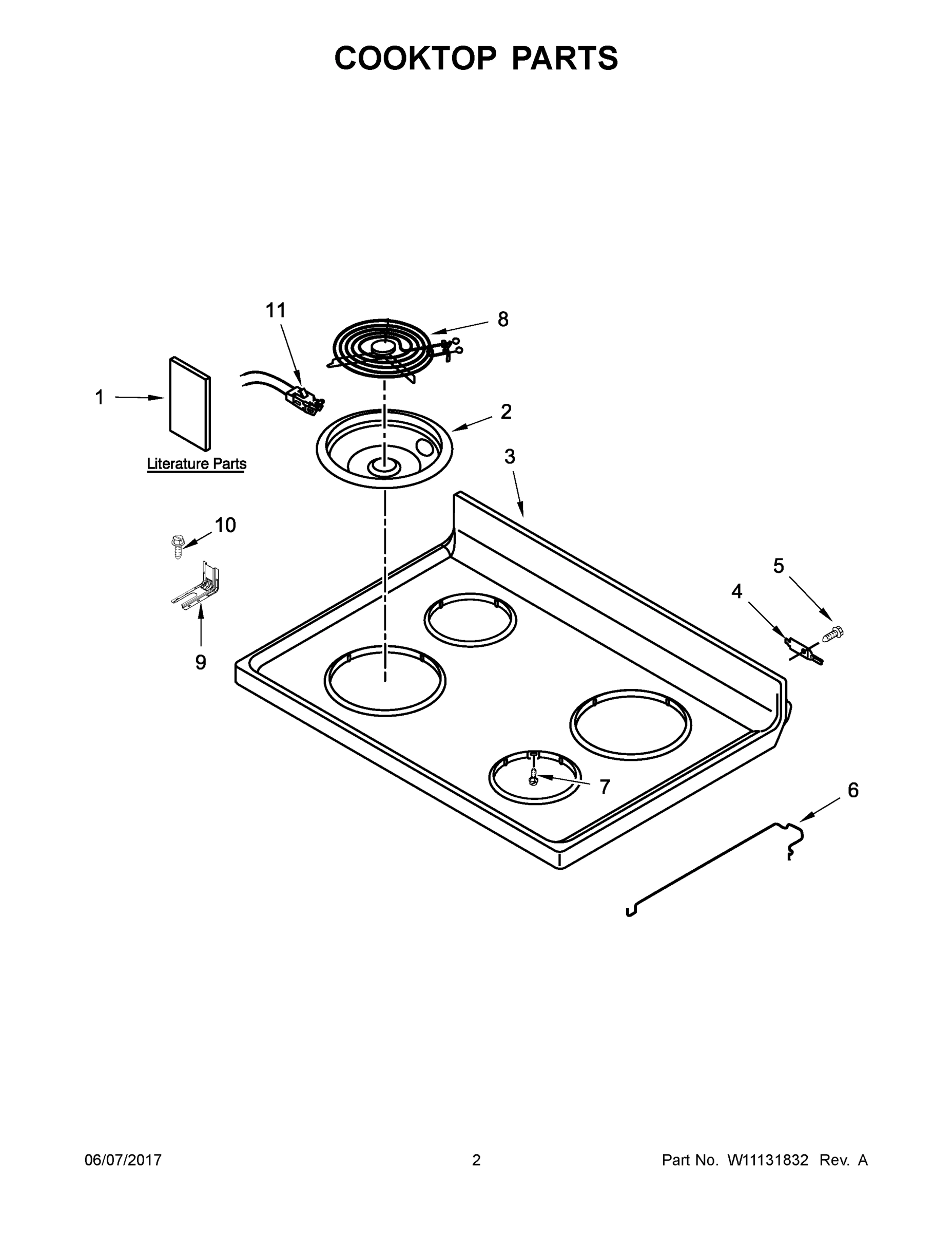 02 - COOKTOP PARTS