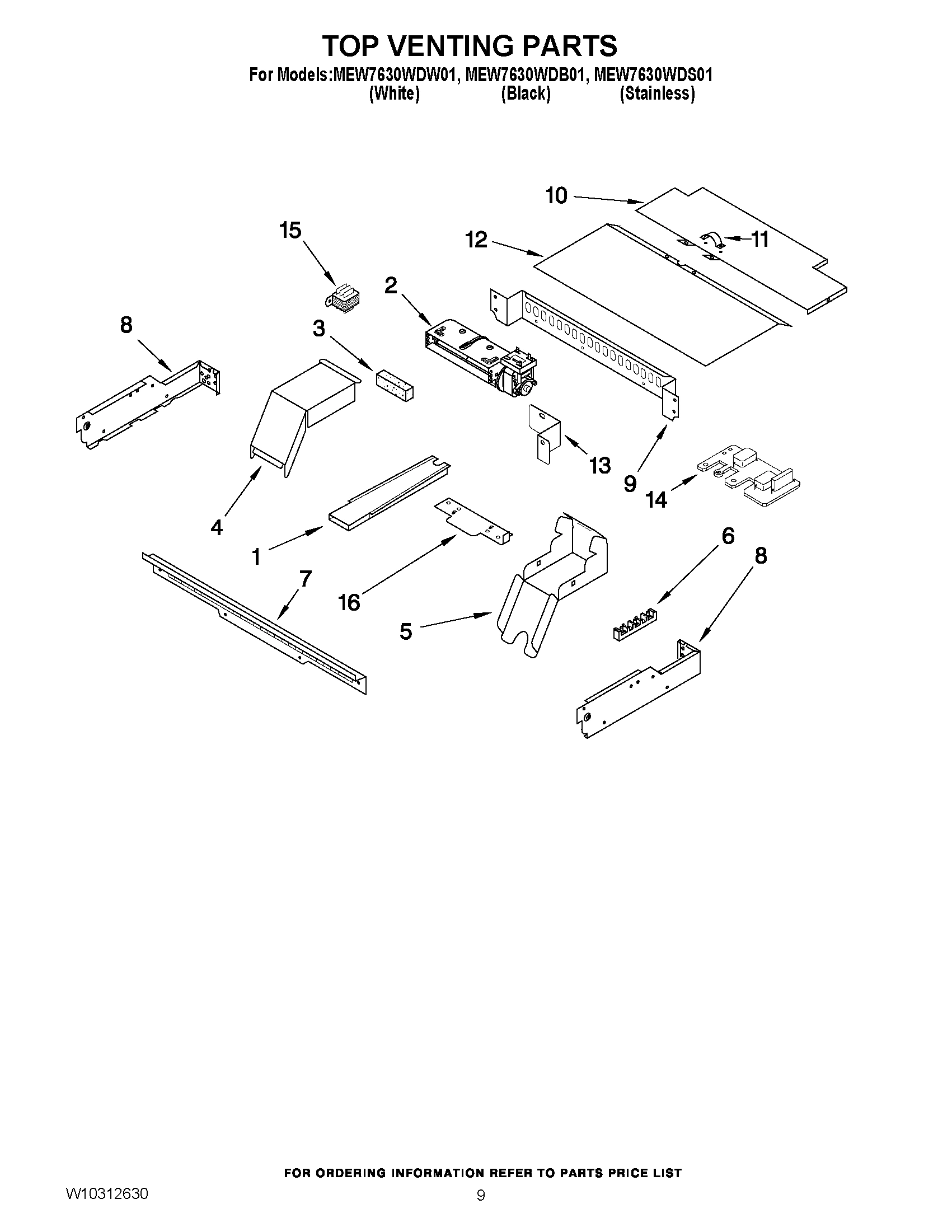 07 - TOP VENTING PARTS