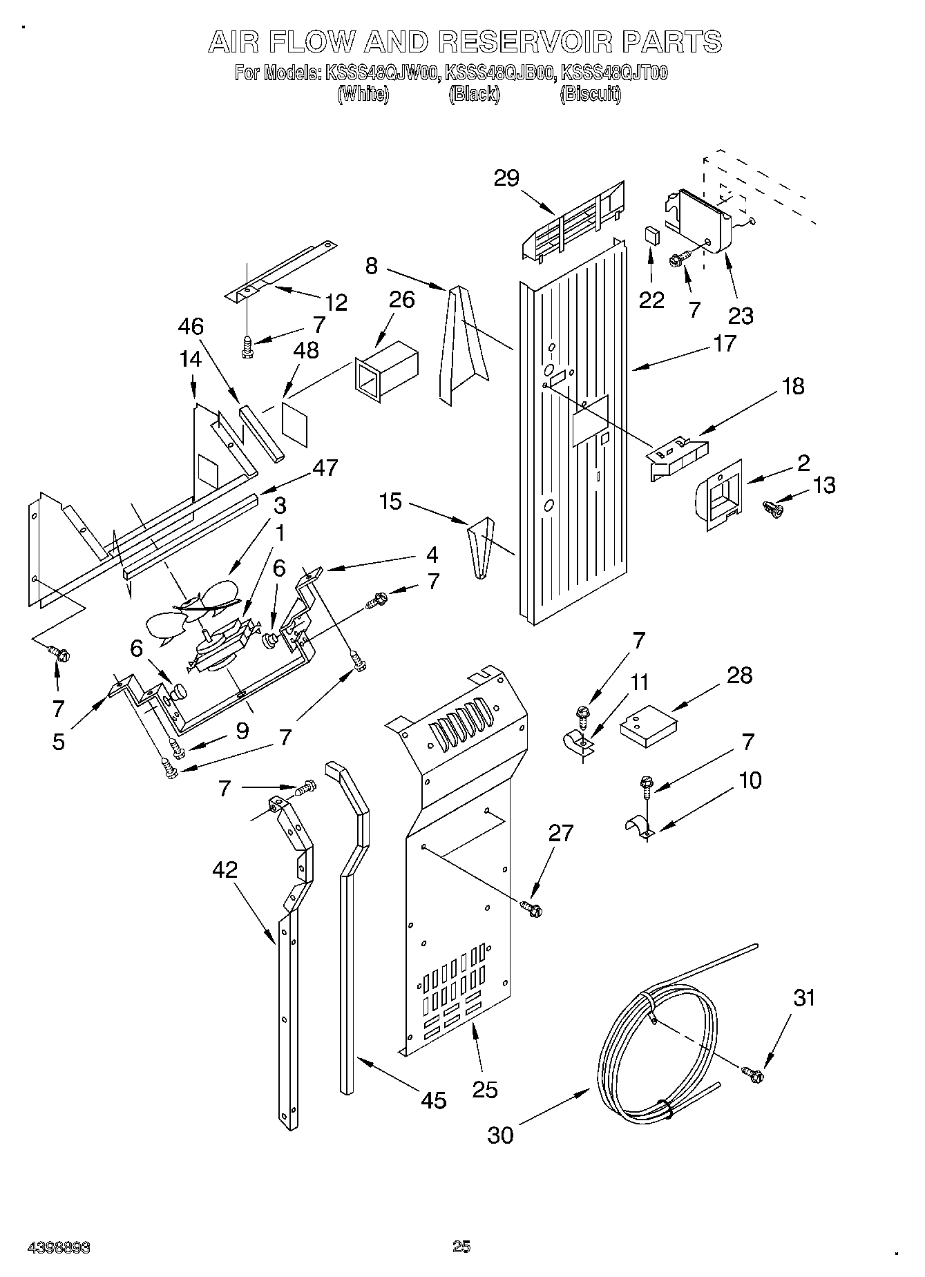 16 - AIR FLOW AND RESERVOIR