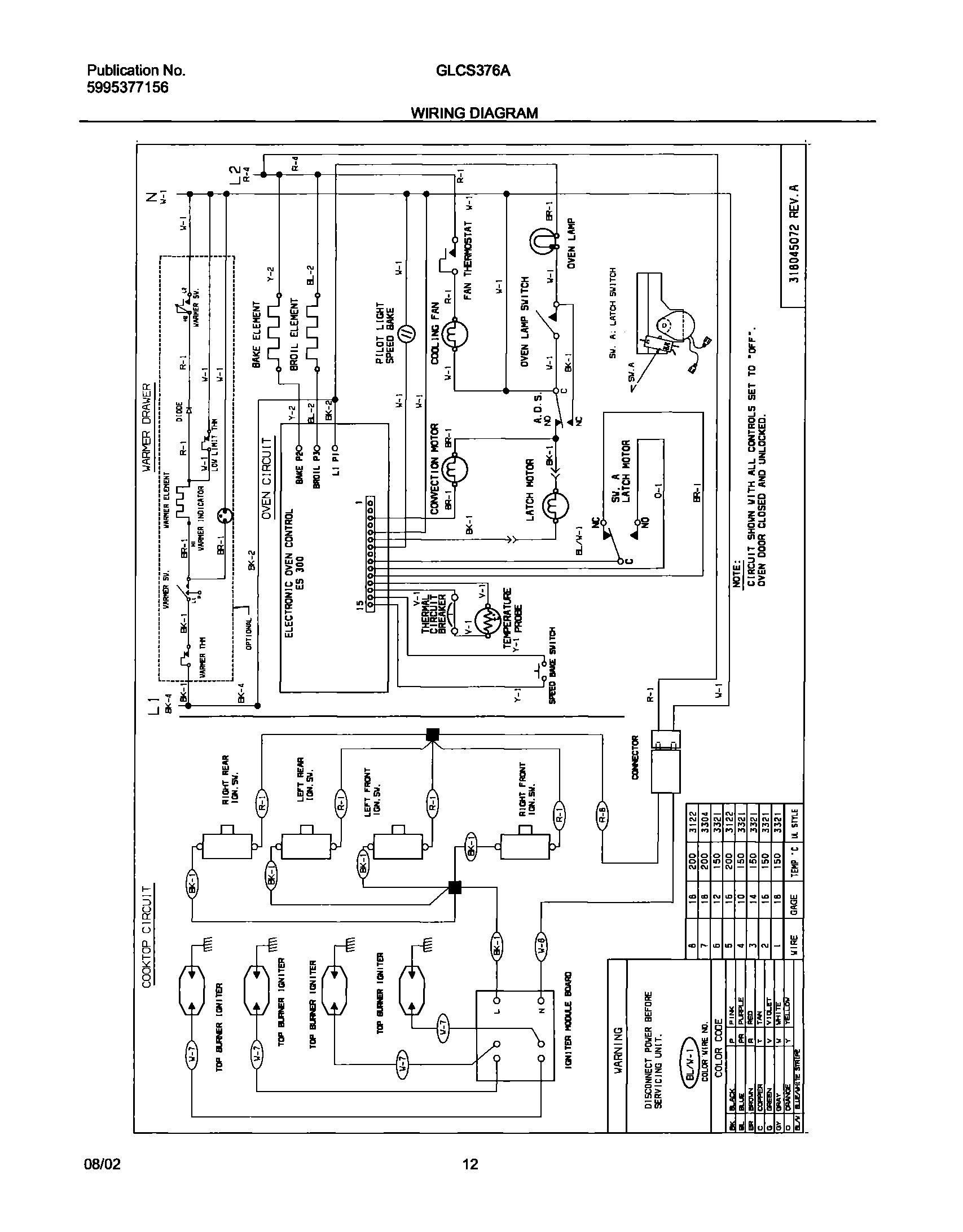 12 - WIRING DIAGRAM