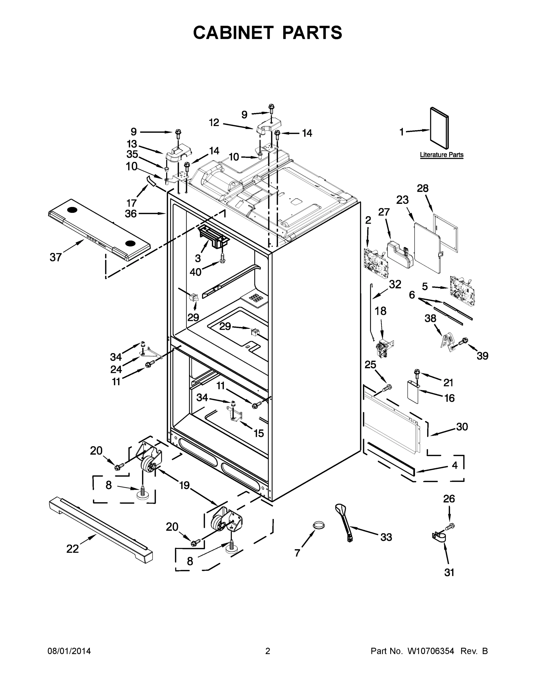 02 - CABINET PARTS