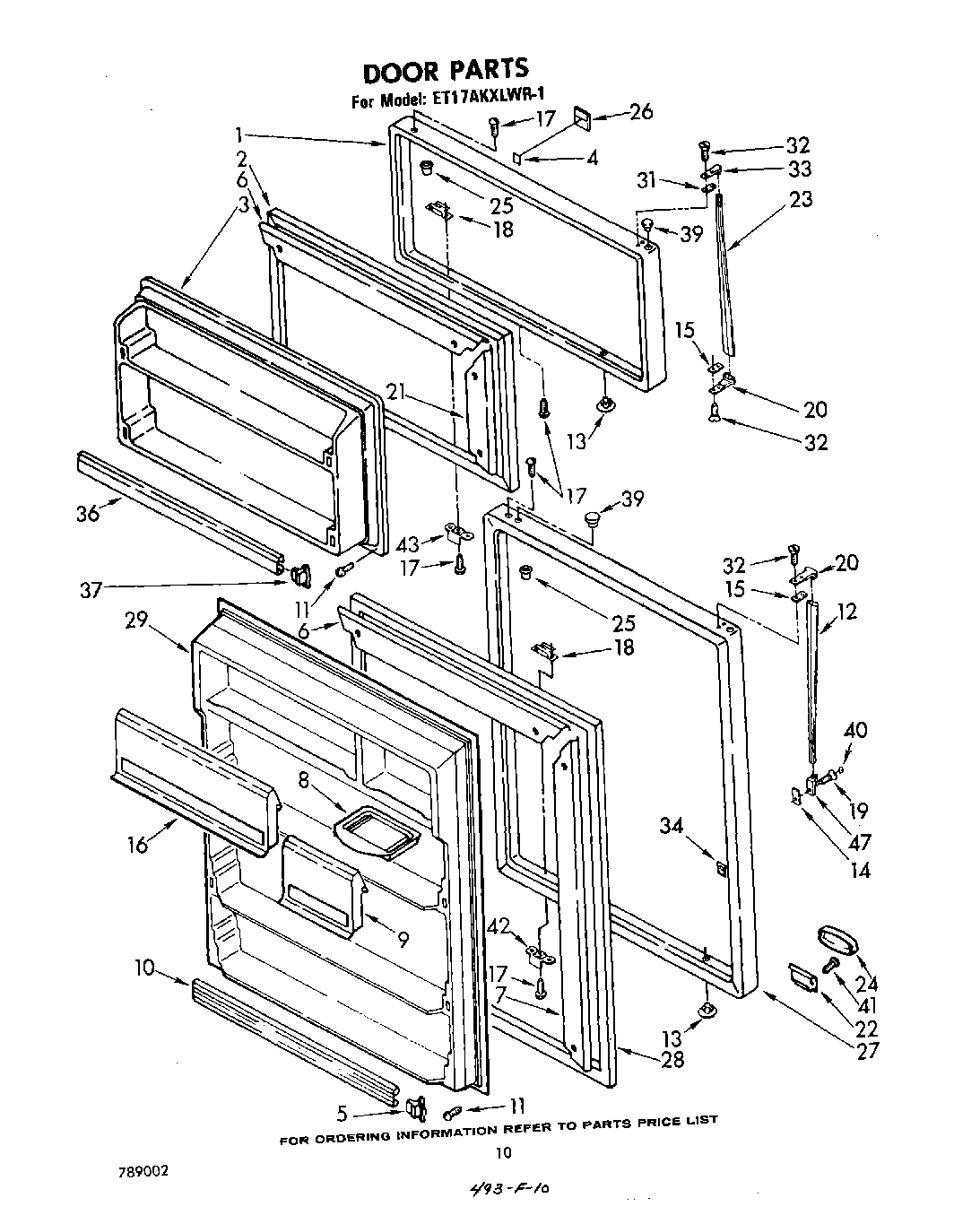 06 - DOOR , PARTS NOT ILLUSTRATED AND OPTIONAL