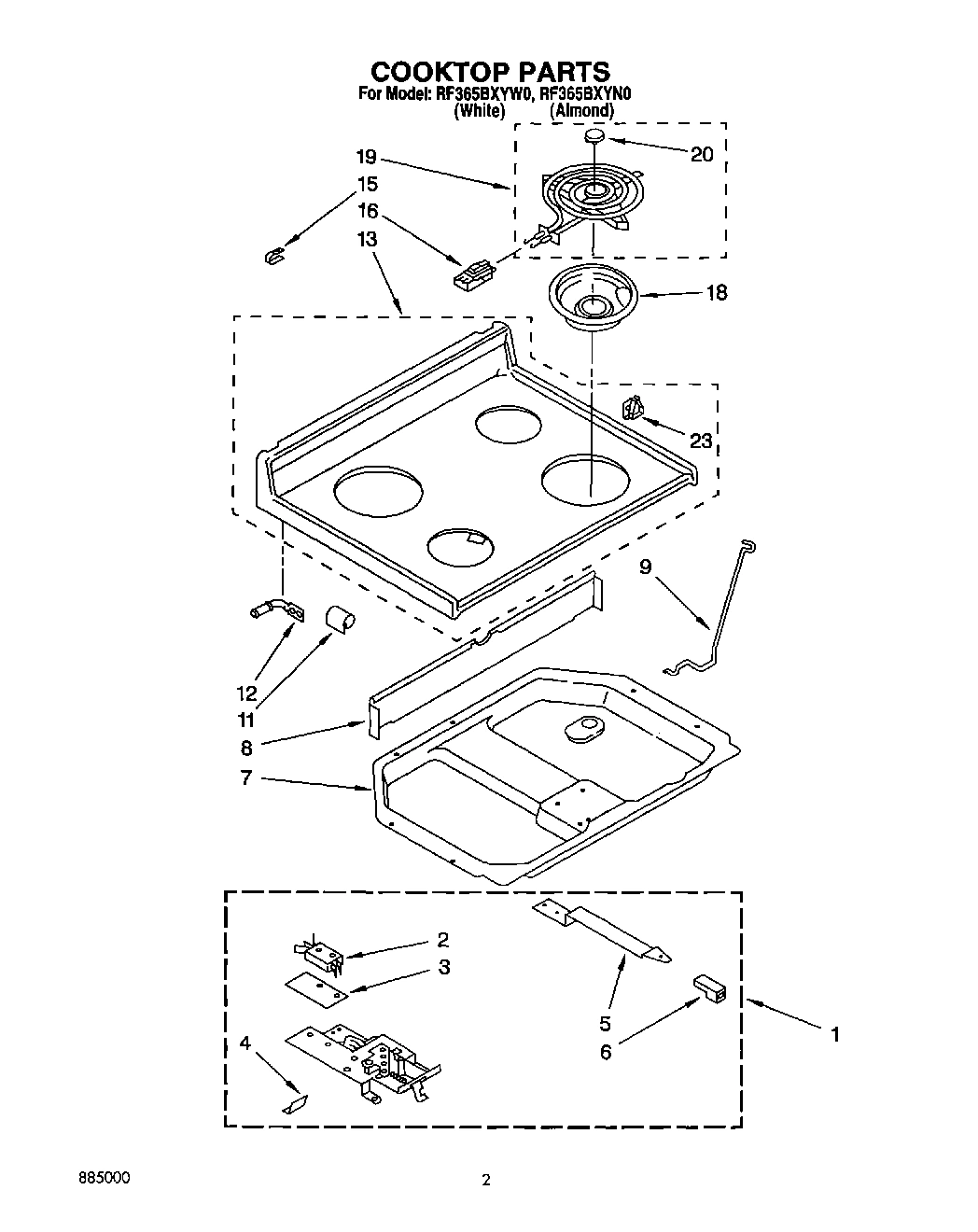 02 - COOKTOP, LIT/OPTIONAL