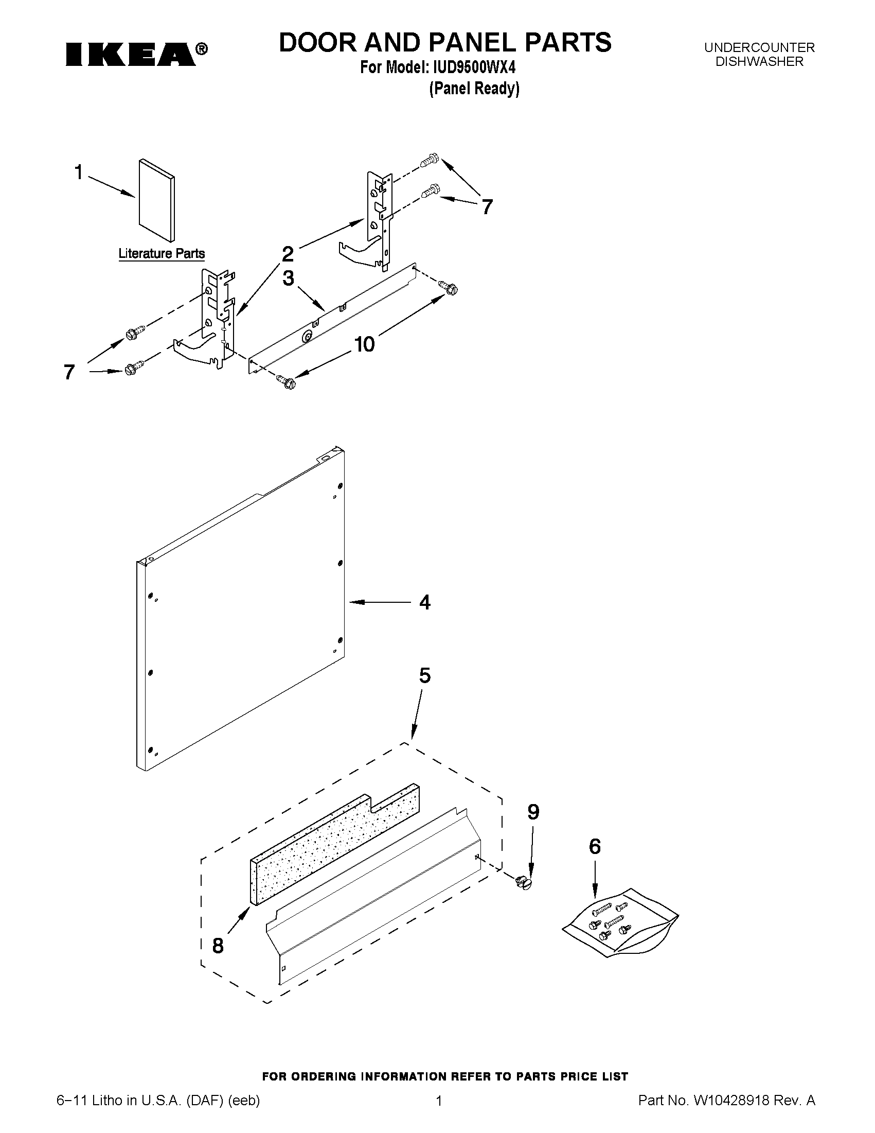 01 - DOOR AND PANEL PARTS