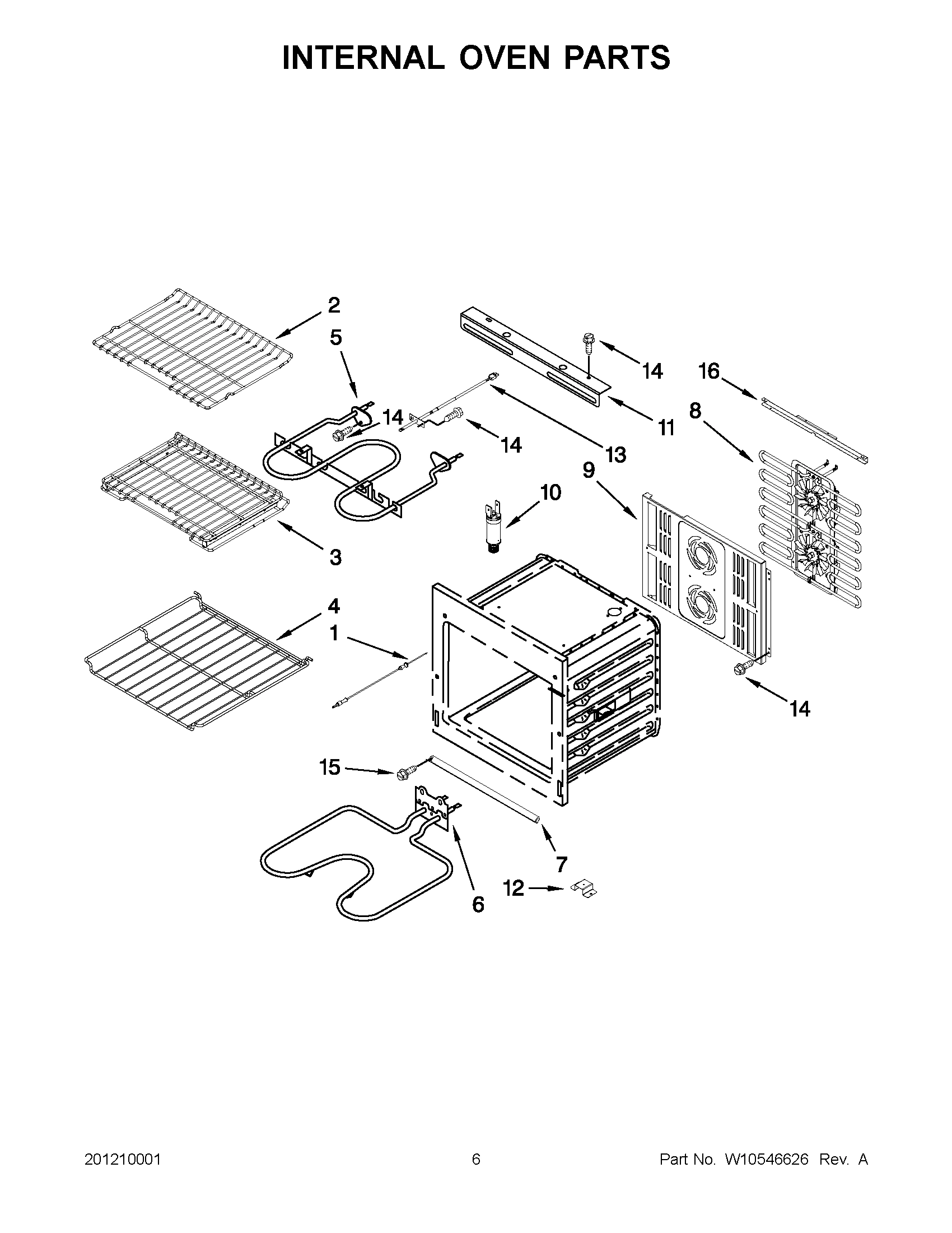 03 - INTERNAL OVEN PARTS