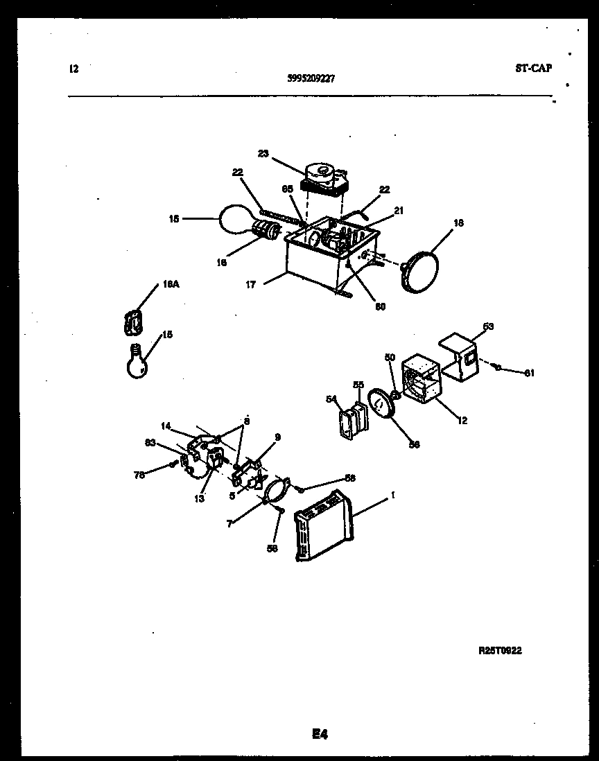 07 - REFRIGERATOR CONTROL ASSEMBLY, DAMP