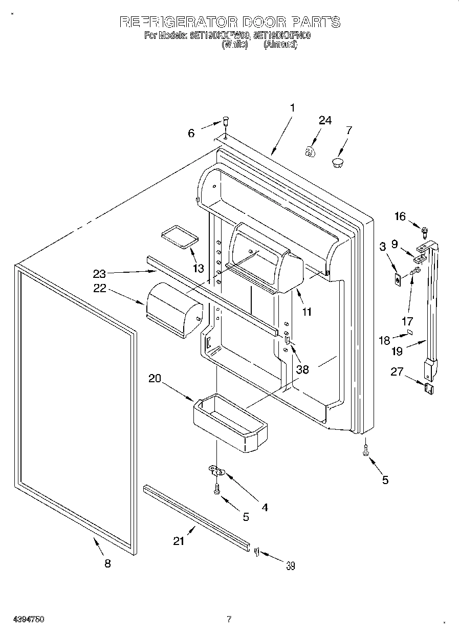 04 - REFRIGERATOR DOOR