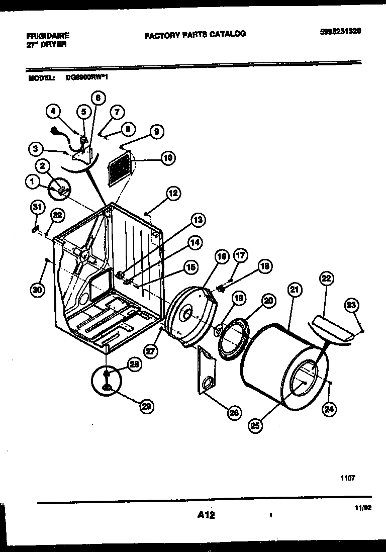 02 - CABINET AND COMPONENT PARTS