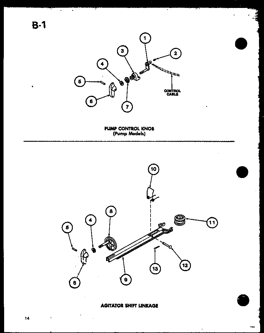 04 - PUMP CTRL KNOB /AGITATOR SHIFT LINKAGE