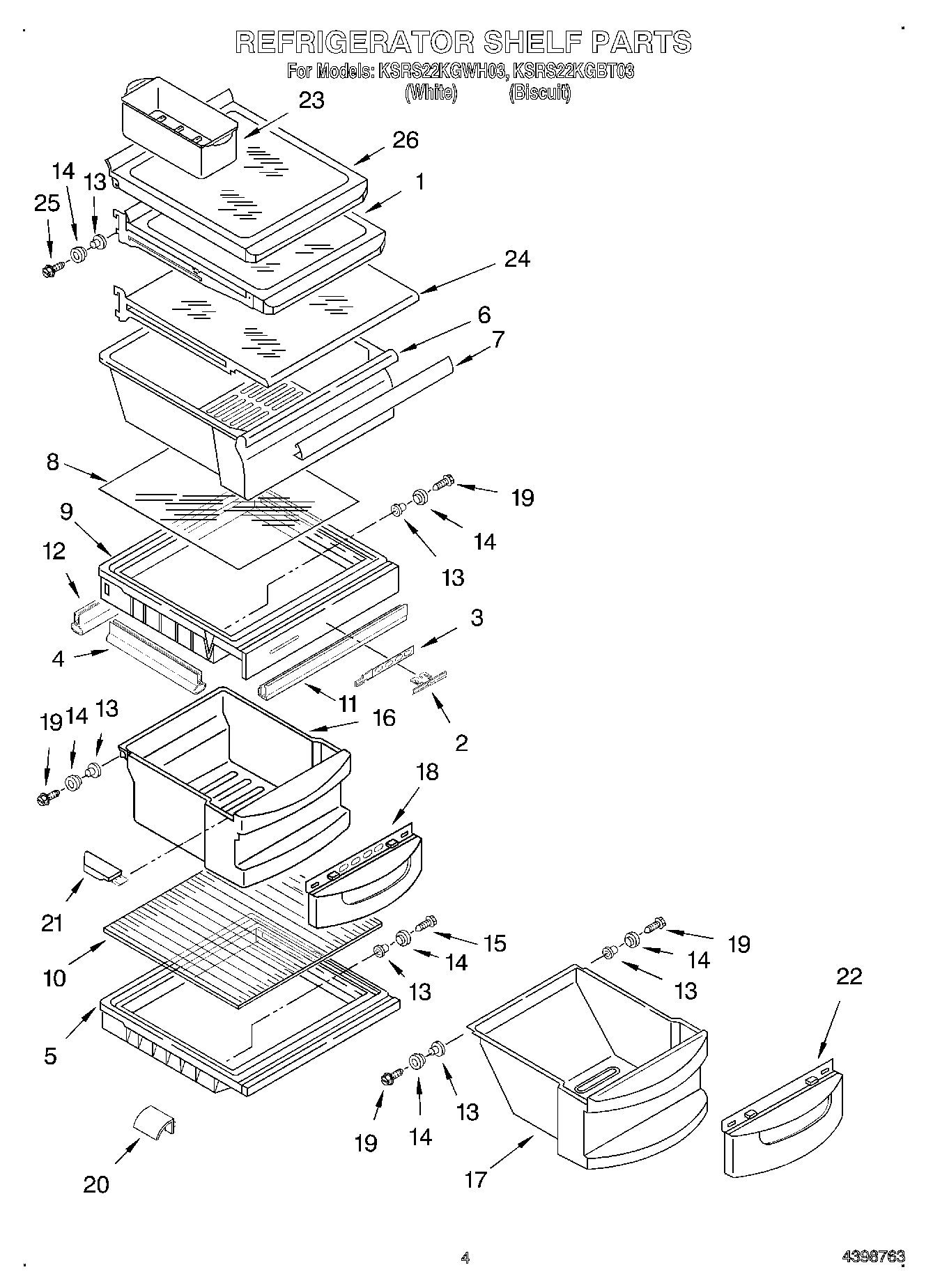 03 - REFRIGERATOR SHELF
