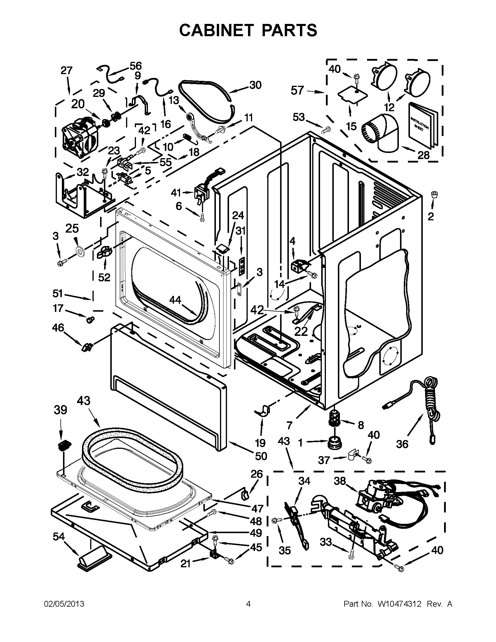 02 - CABINET PARTS