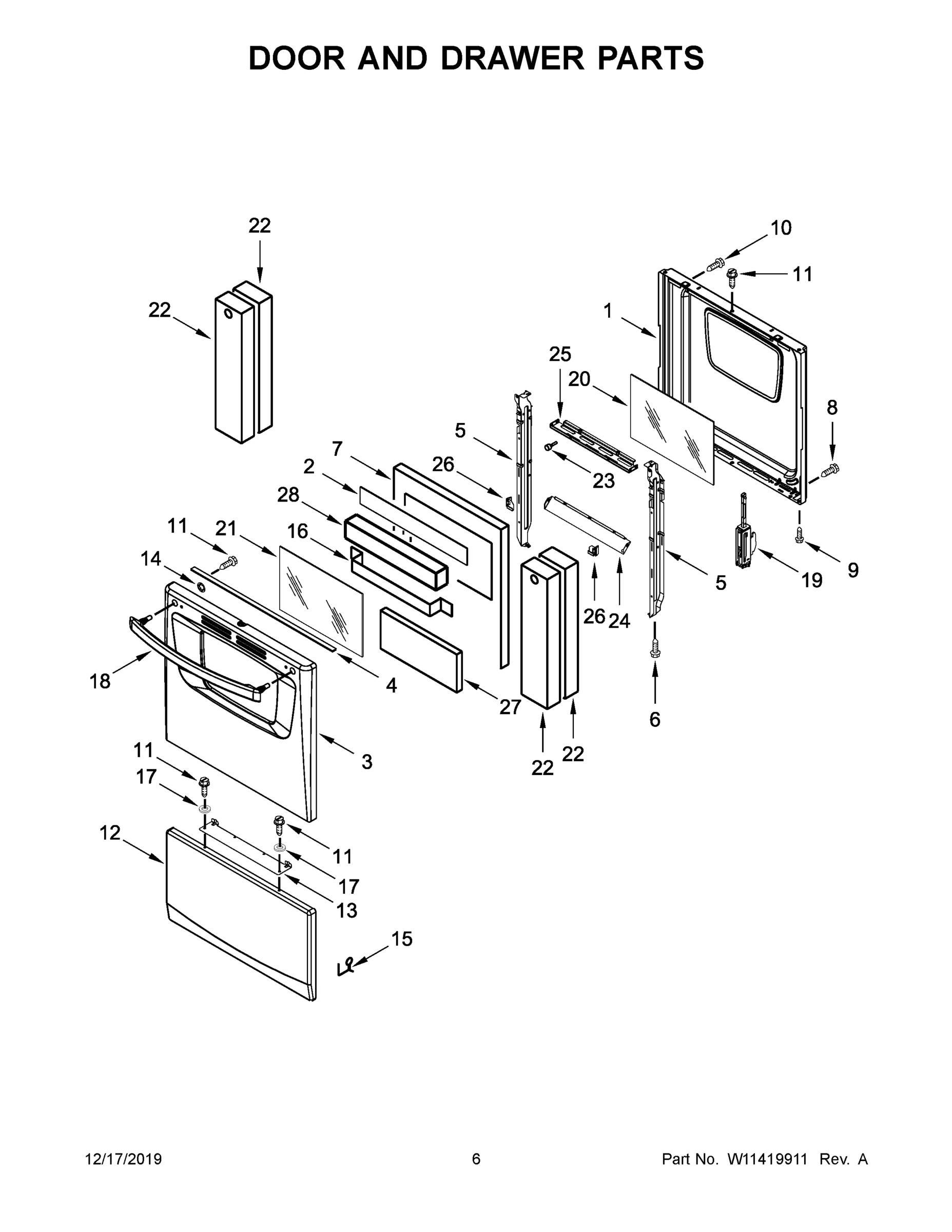04 - DOOR AND DRAWER PARTS