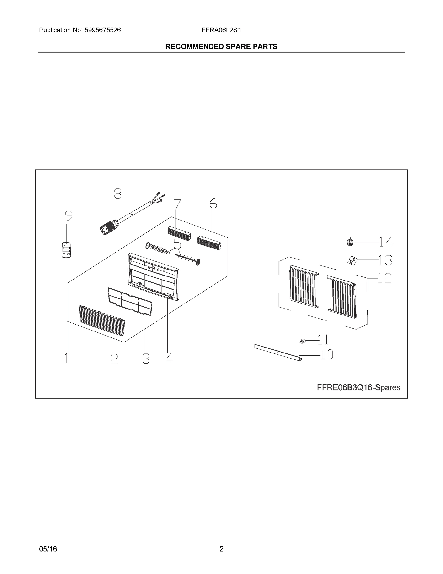 02 - RECOMMENDED SPARE PARTS