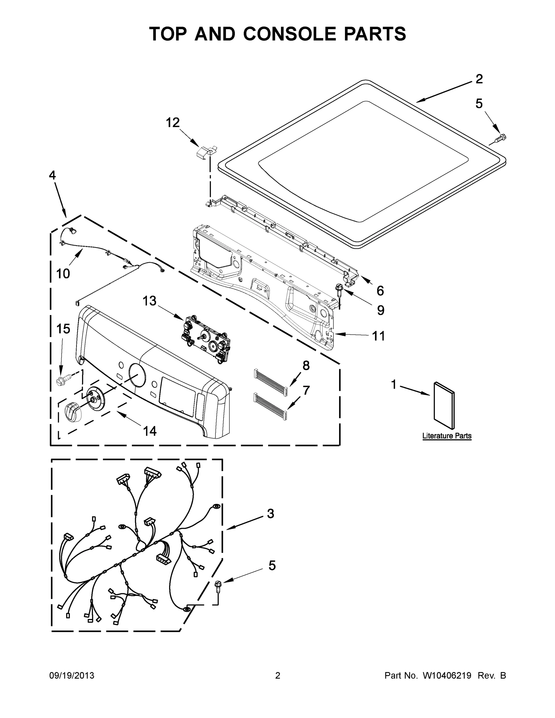 02 - TOP AND CONSOLE PARTS