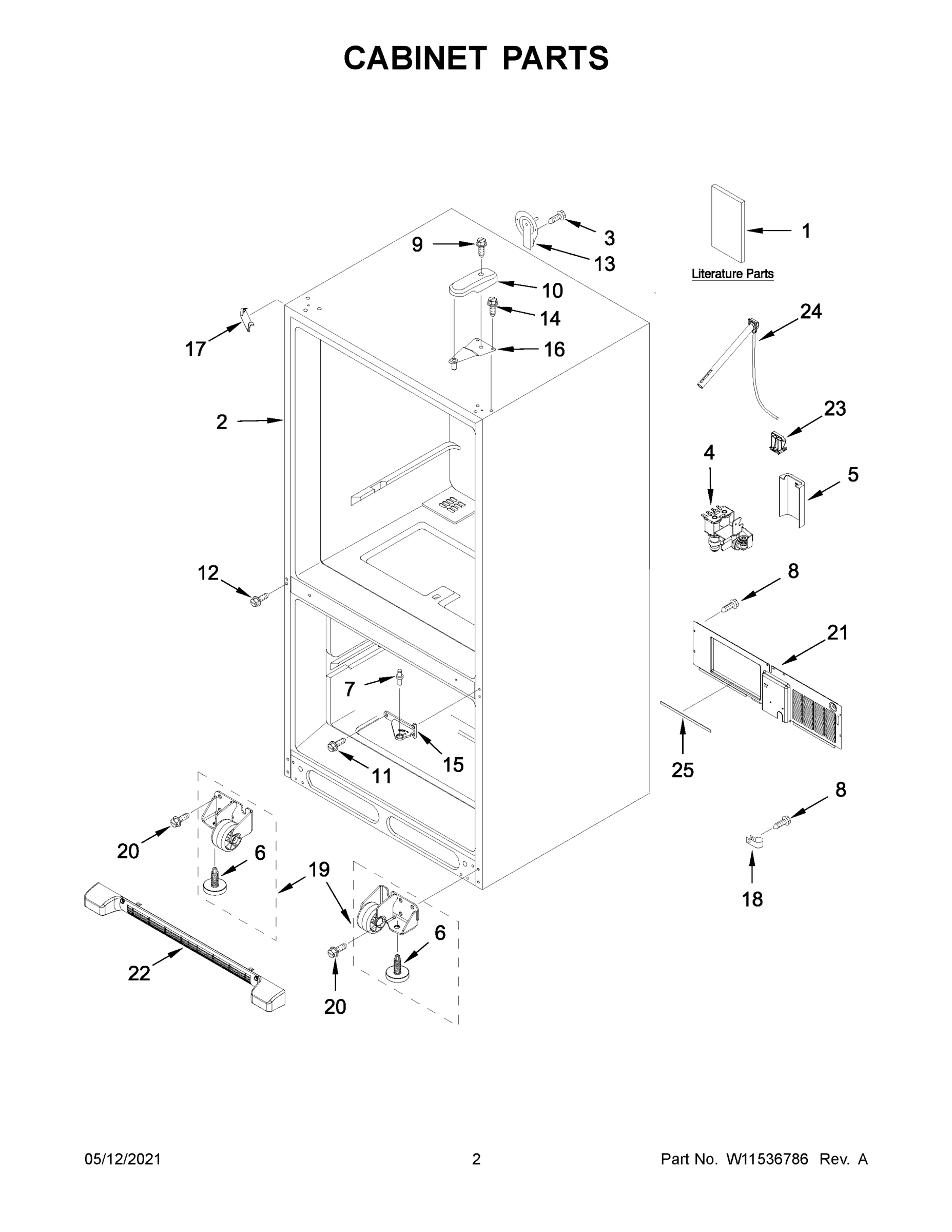 02 - CABINET PARTS