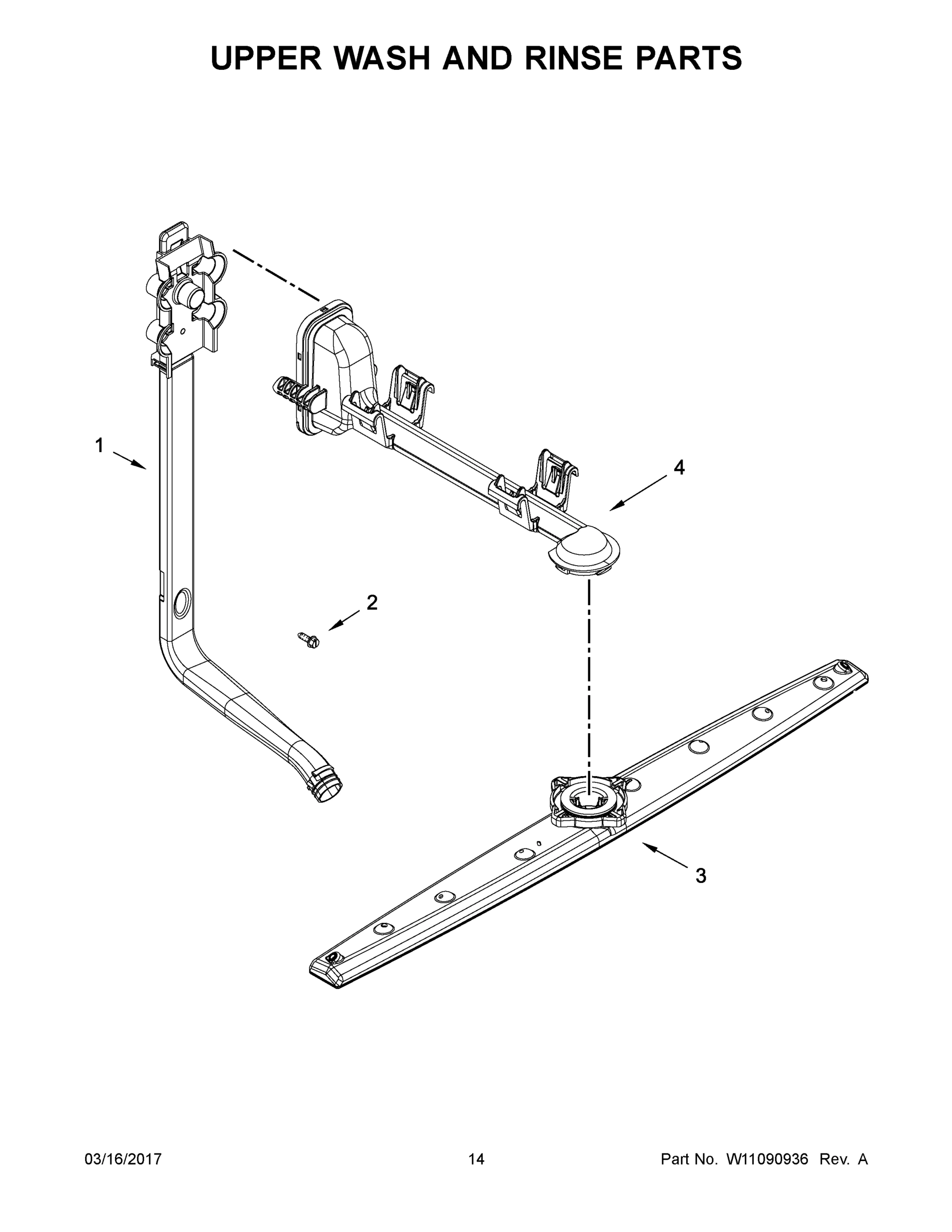 08 - UPPER WASH AND RINSE PARTS