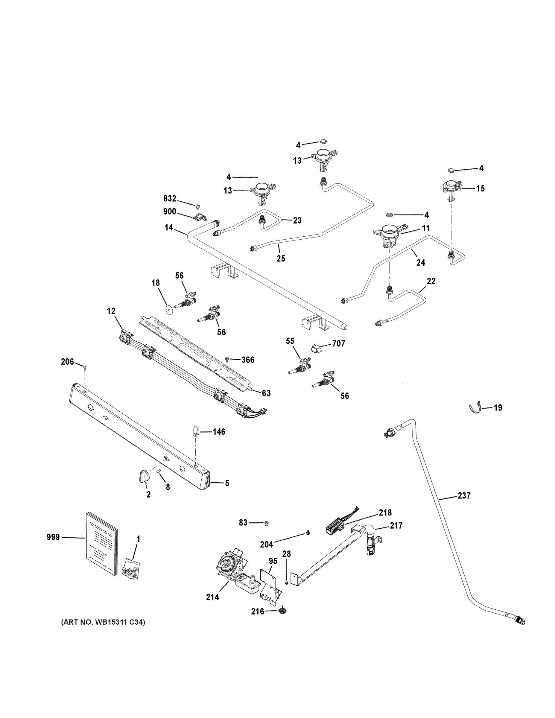 GAS & BURNER PARTS