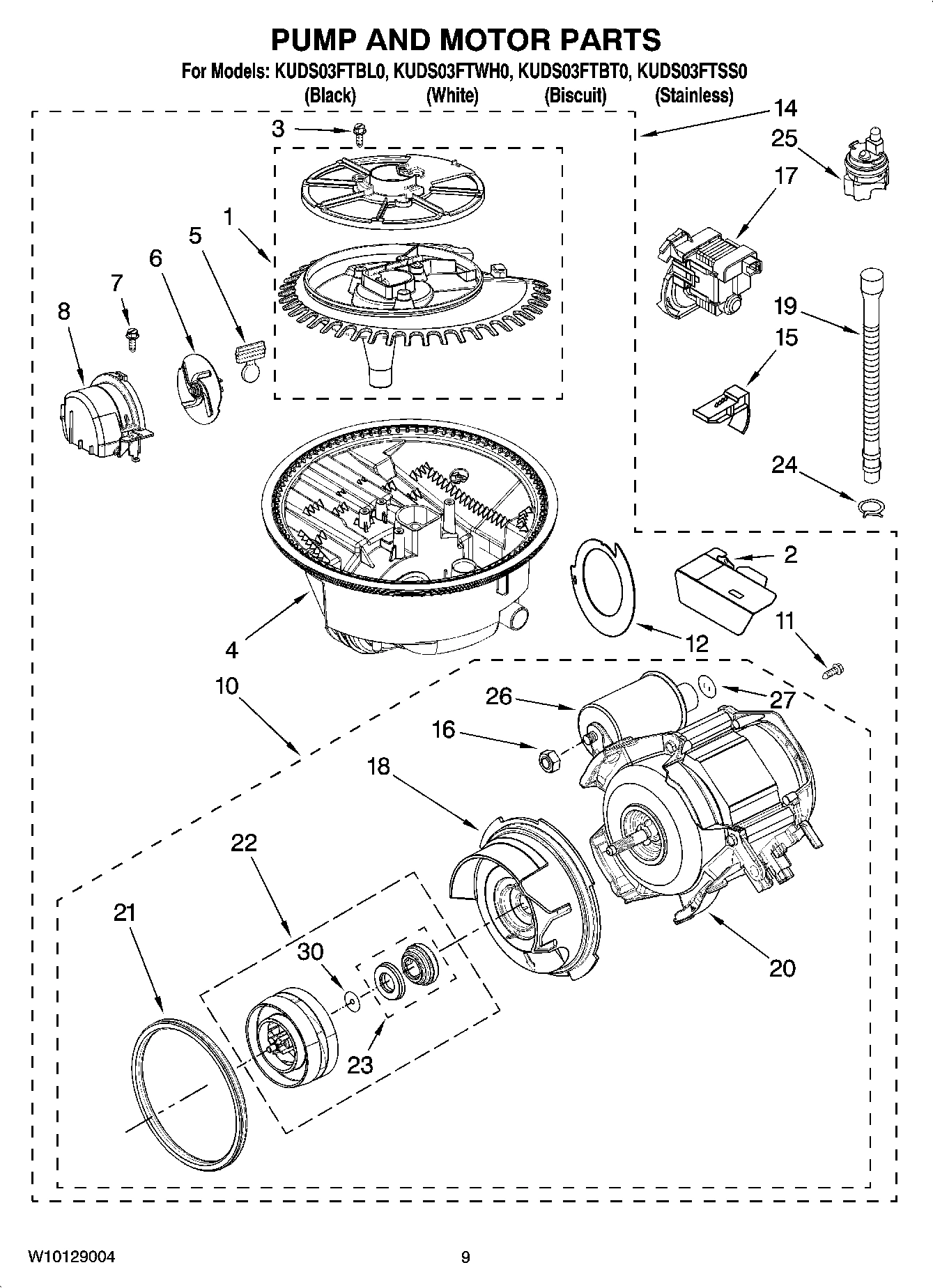 08 - PUMP AND MOTOR PARTS
