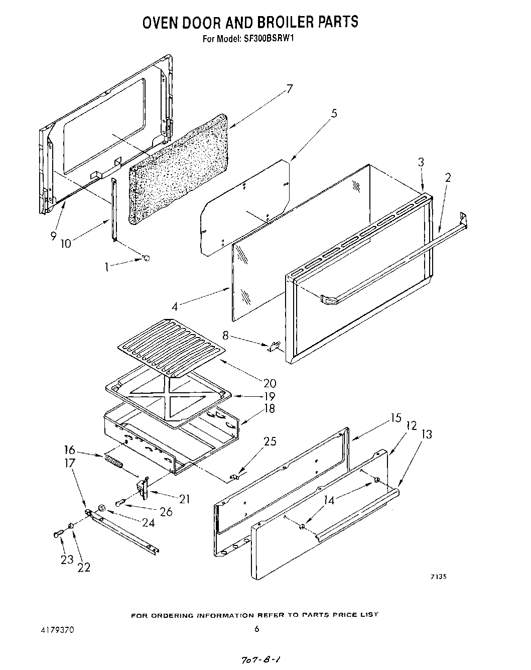 05 - OVEN DOOR AND BROILER