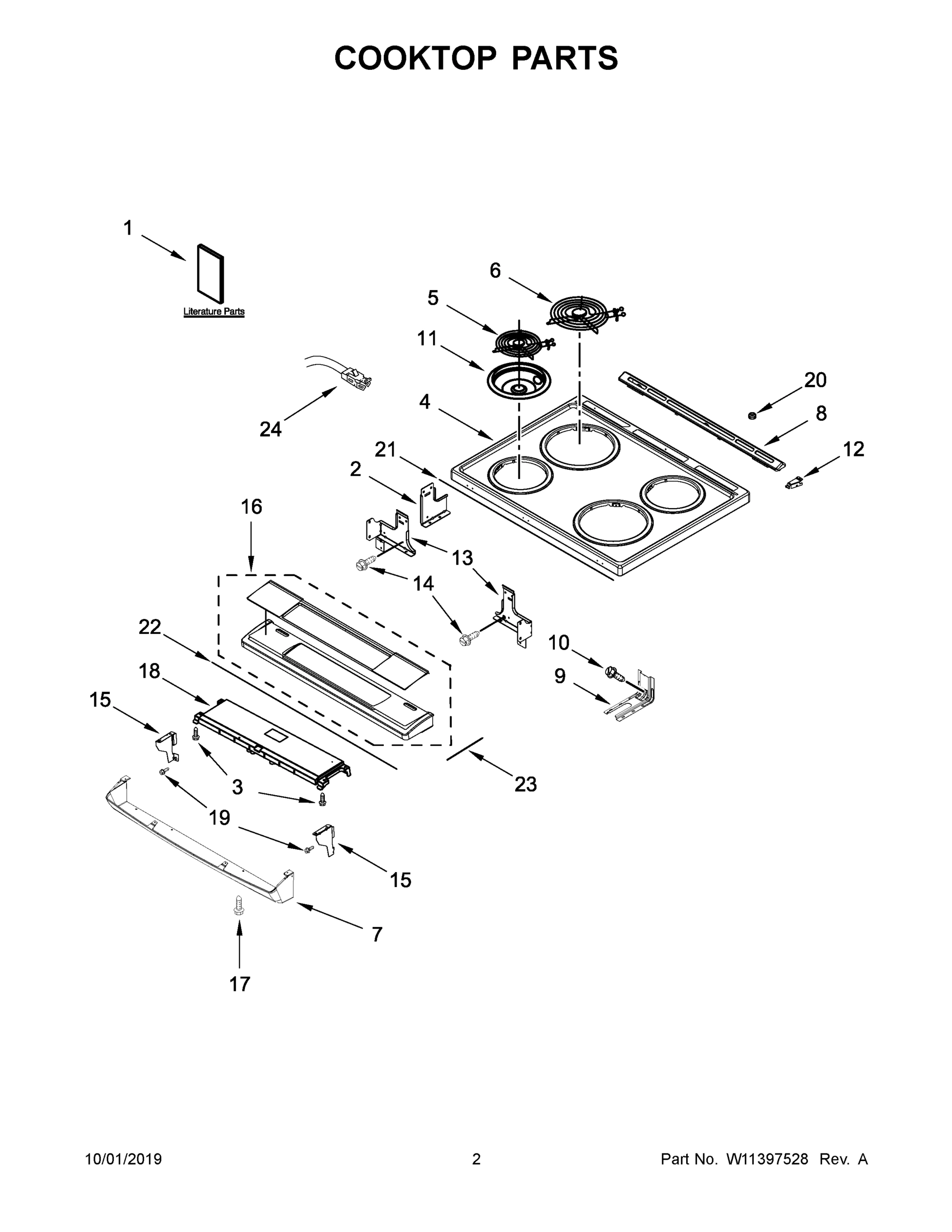 02 - COOKTOP PARTS