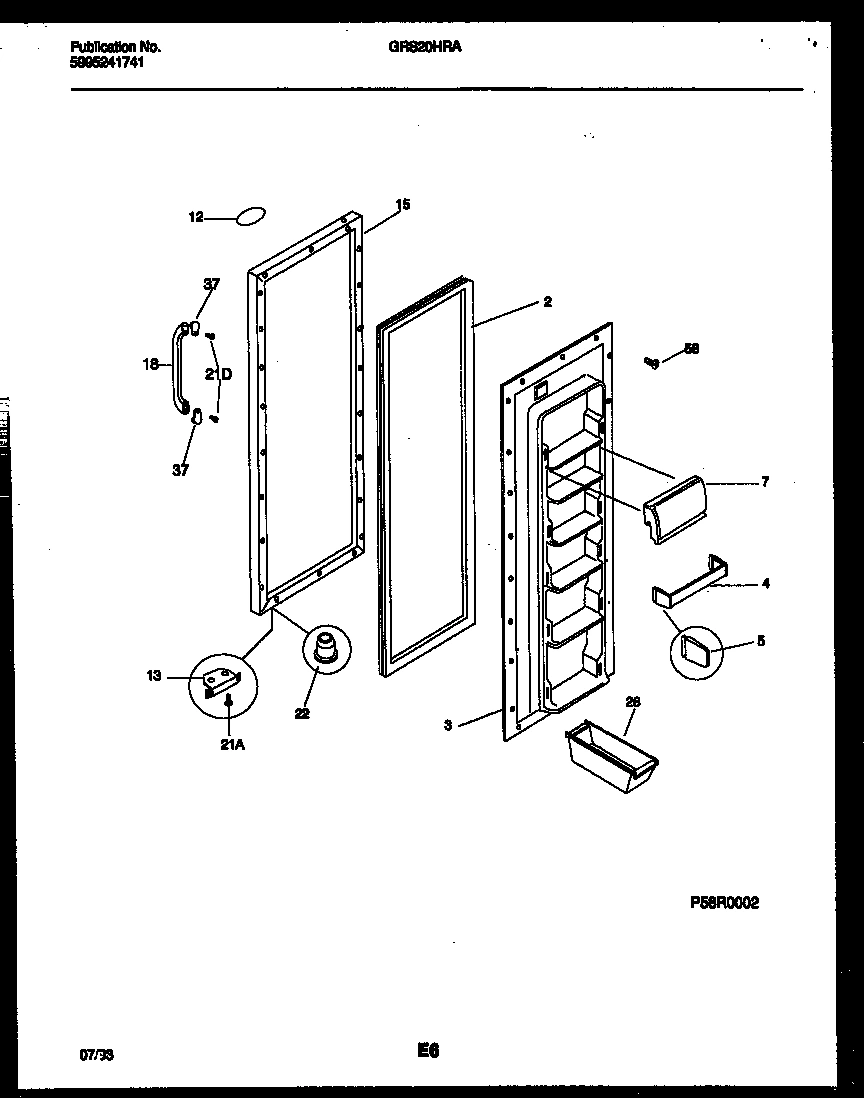 03 - REFRIGERATOR DOOR PARTS
