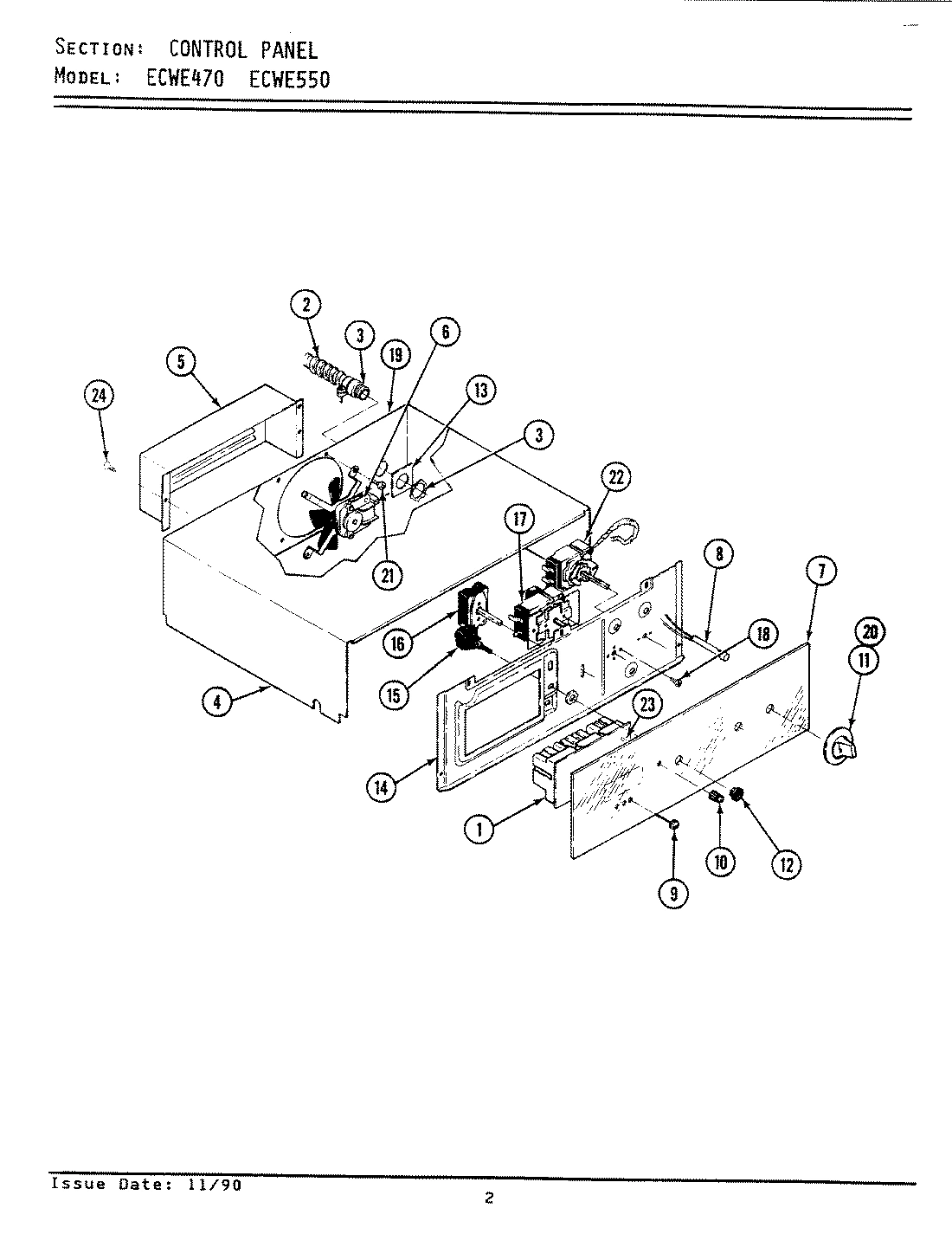 02 - CONTROL PANEL(ECWE470, ECWE550)
