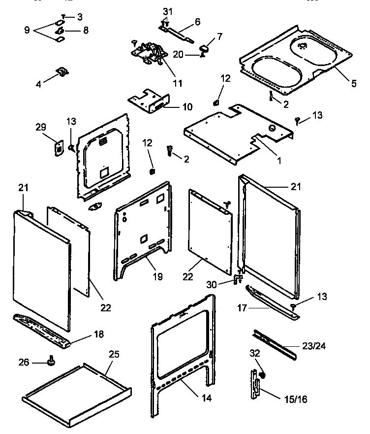 02 - CABINET ASSY