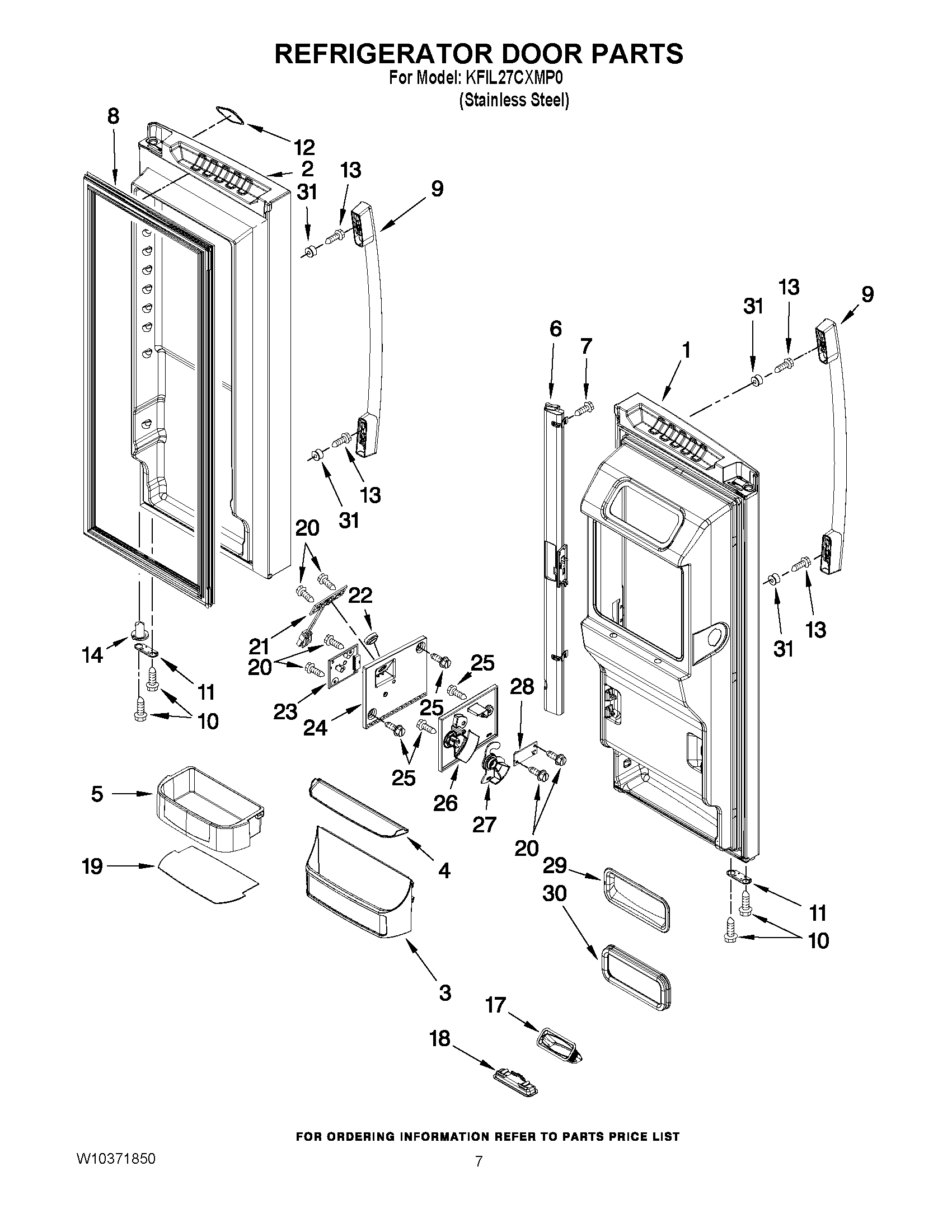 04 - REFRIGERATOR DOOR PARTS