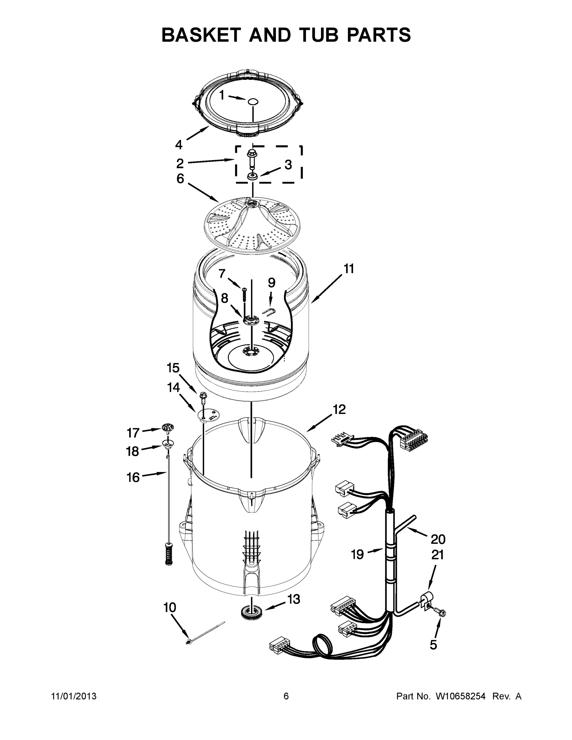 04 - BASKET AND TUB PARTS