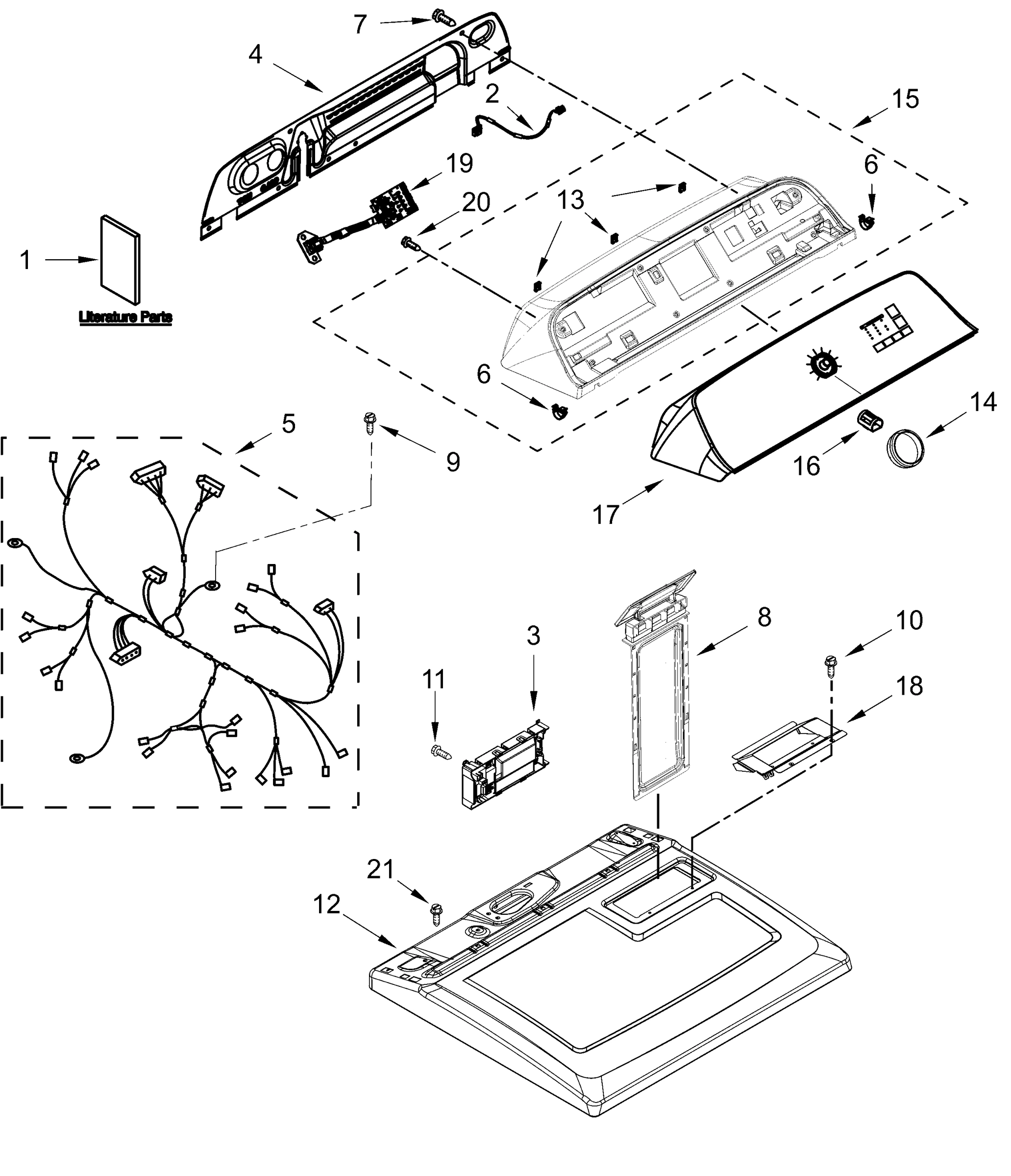 TOP AND CONSOLE PARTS