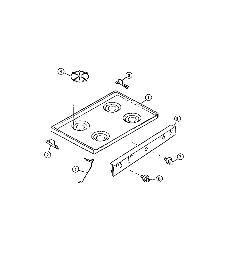 03 - COOKTOP PARTS