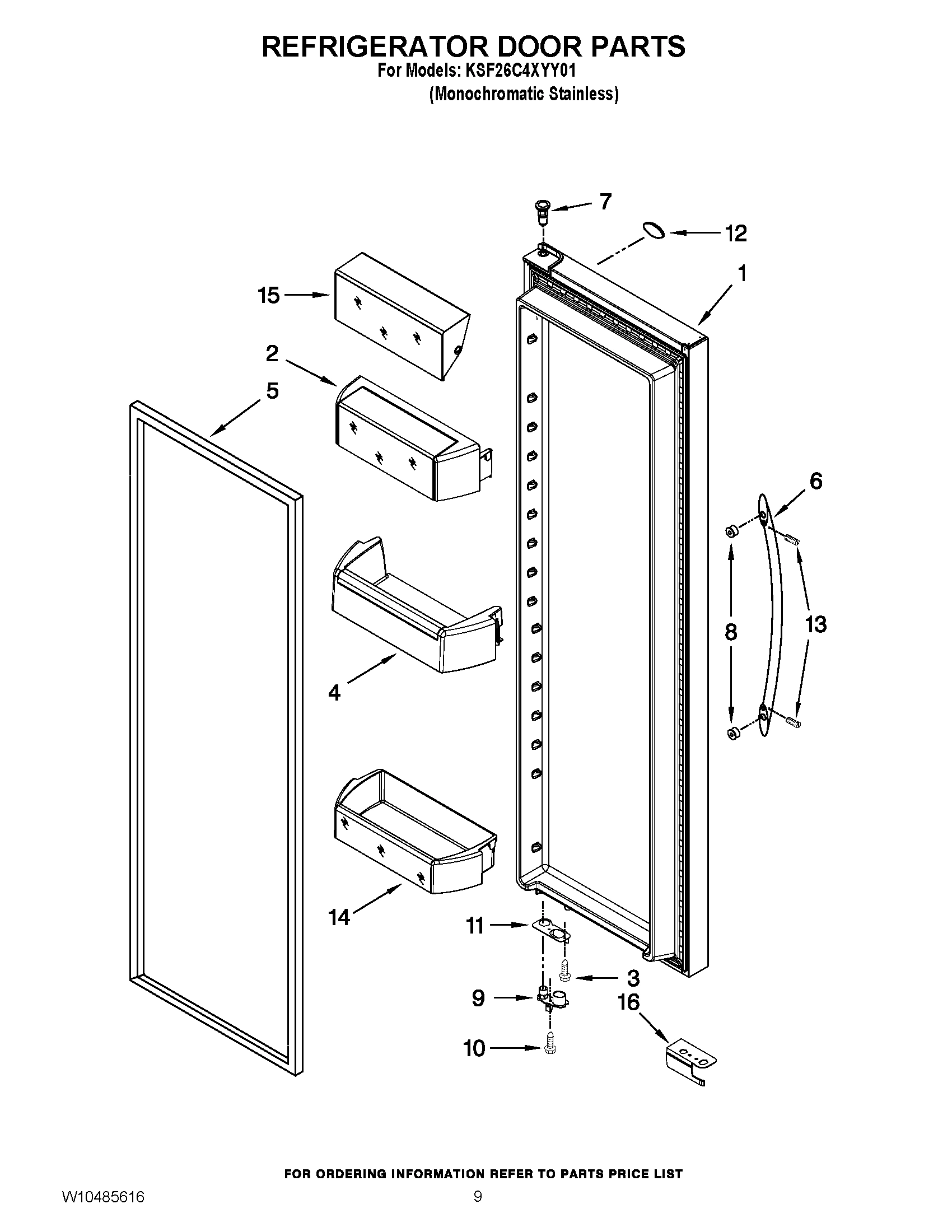 06 - REFRIGERATOR DOOR PARTS