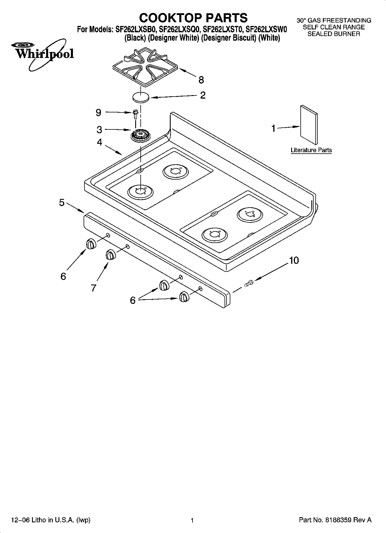 01 - COOKTOP PARTS