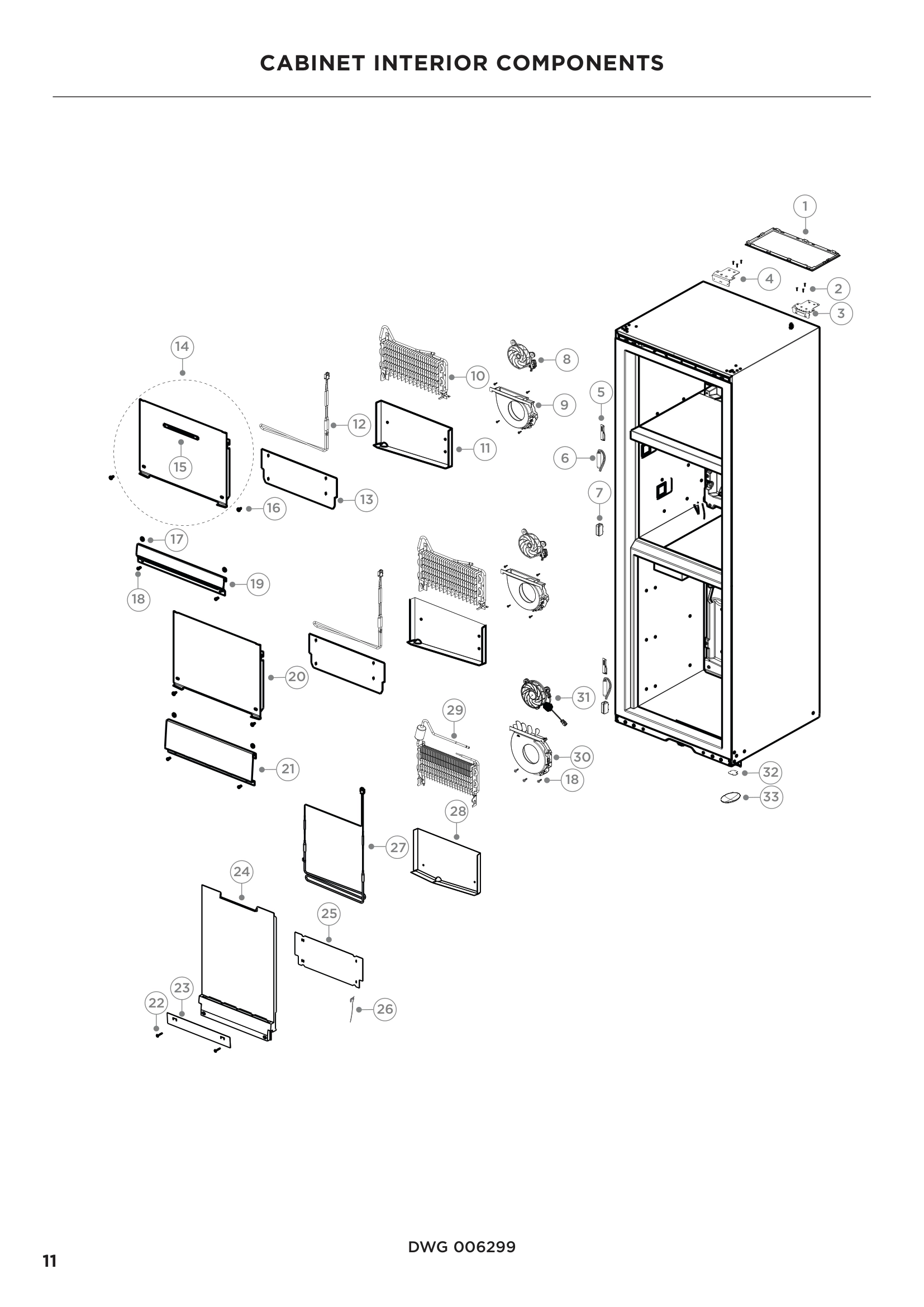 CABINET INTERIOR COMPONENTS