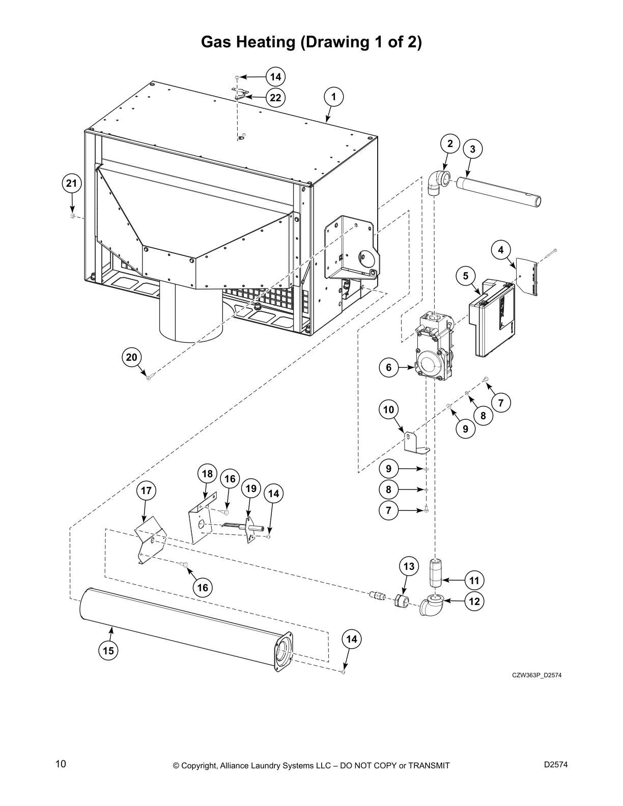 Gas Heating (Drawing 1 of 2)